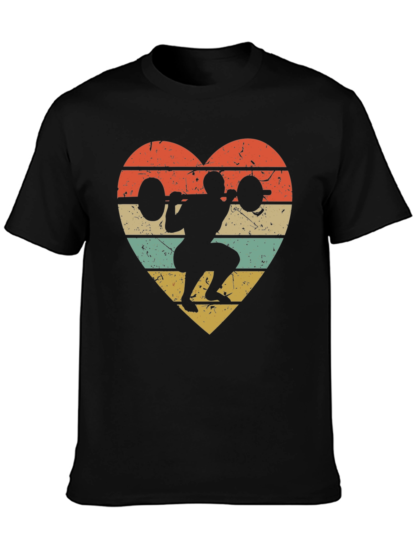 Weightlifting Heart T-Shirt - Workout Apparel