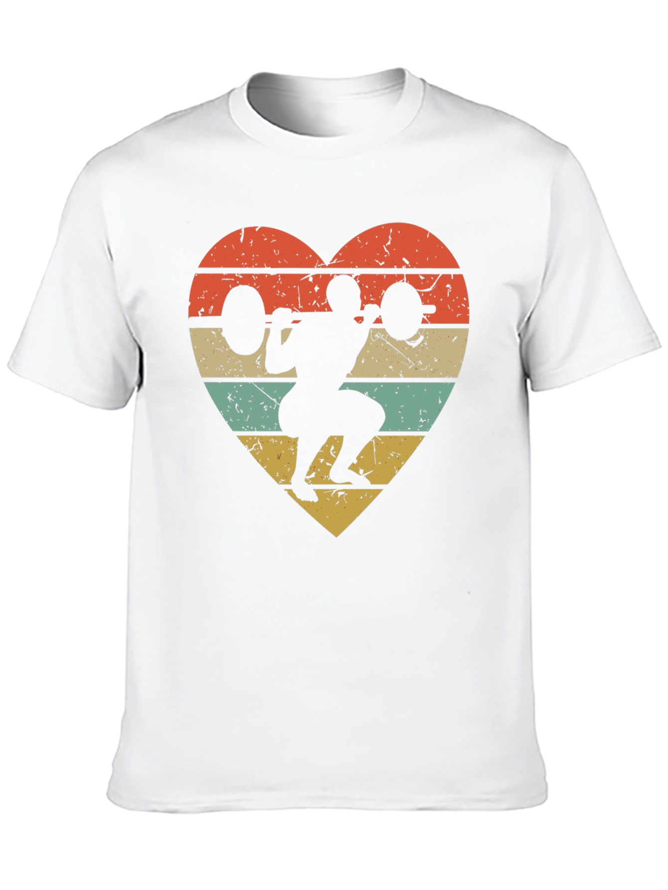 Weightlifting Heart T-Shirt - Workout Apparel