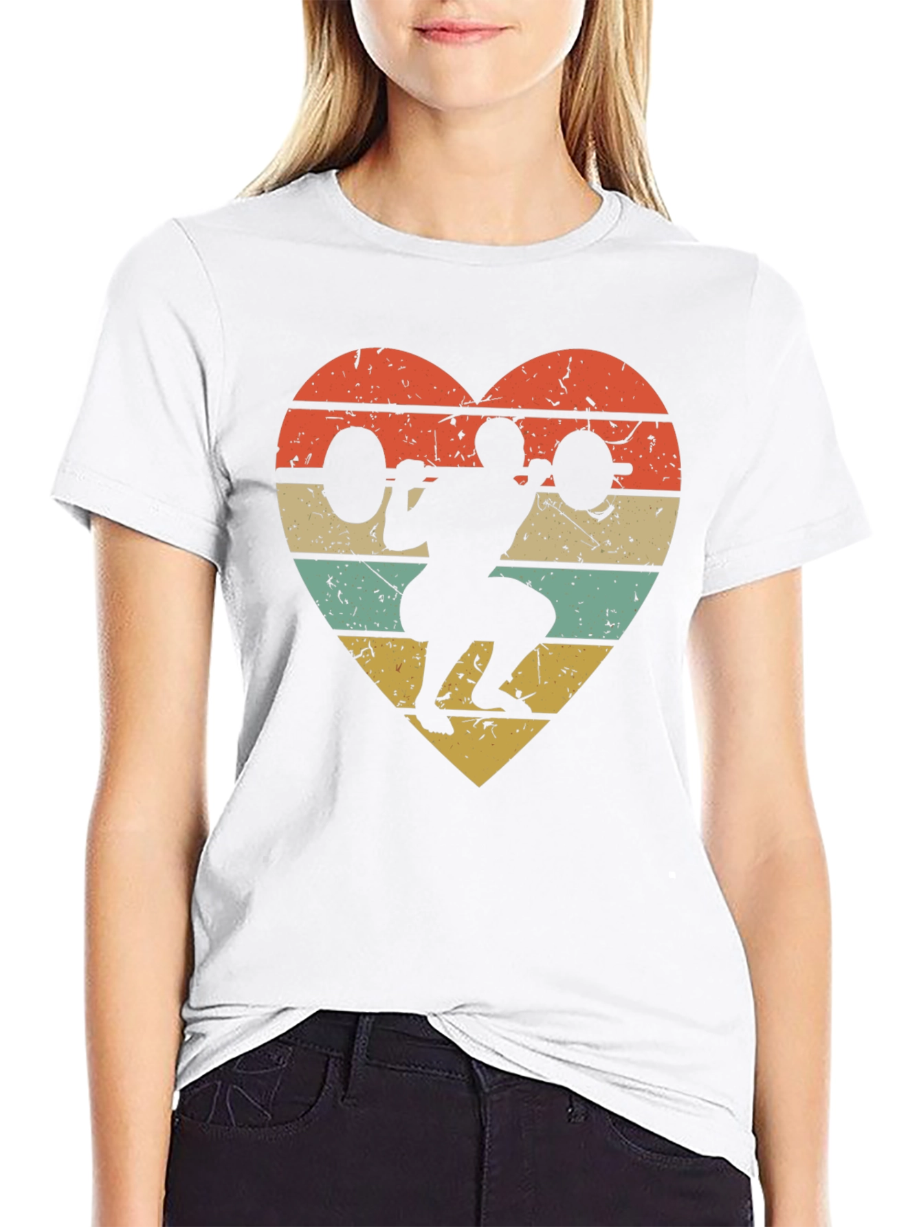 Weightlifting Heart T-Shirt - Workout Apparel