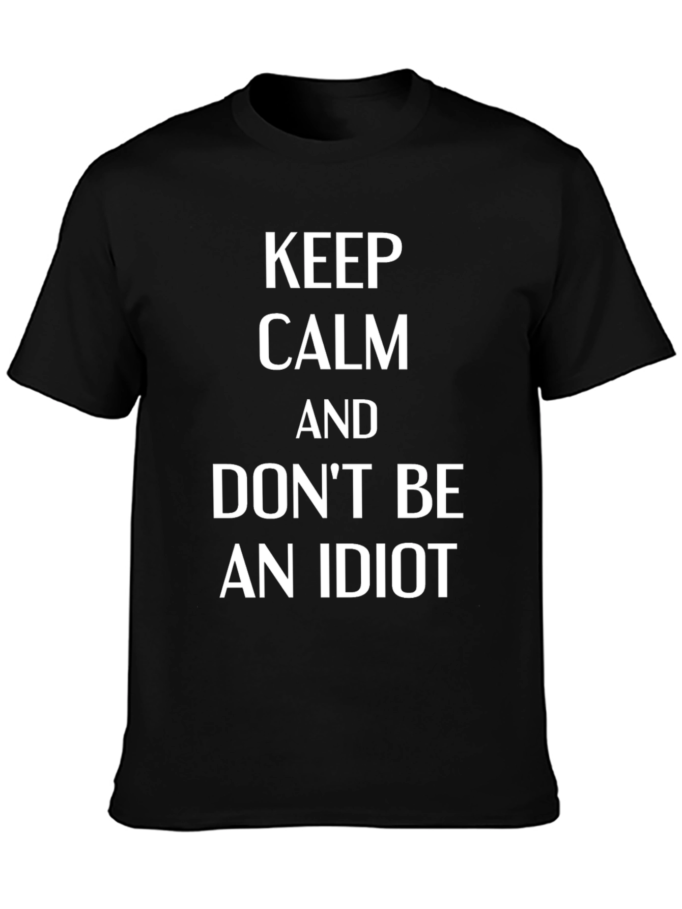 Keep Calm Slogan Graphic Tee