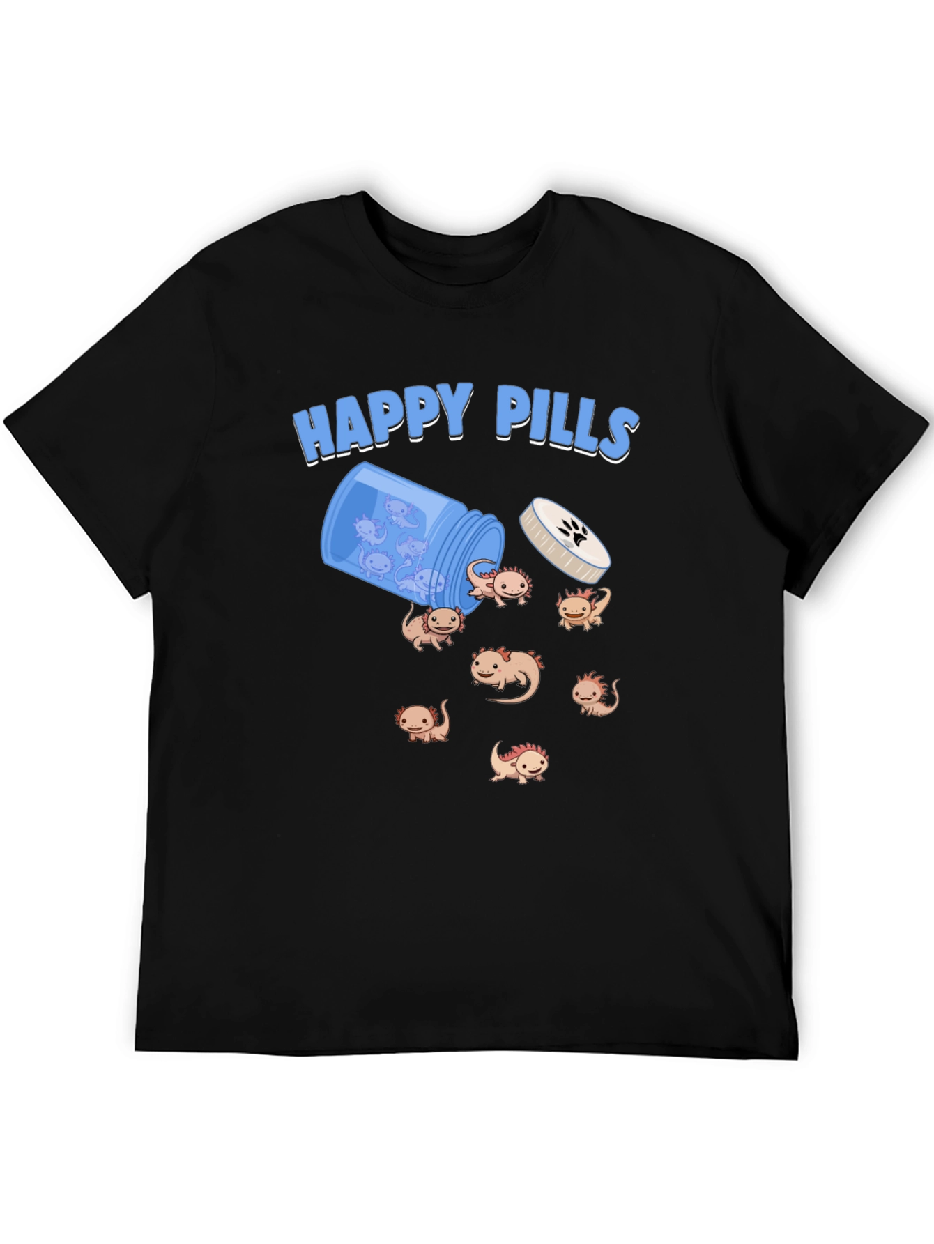 Happy Axolotl Pills T-Shirt