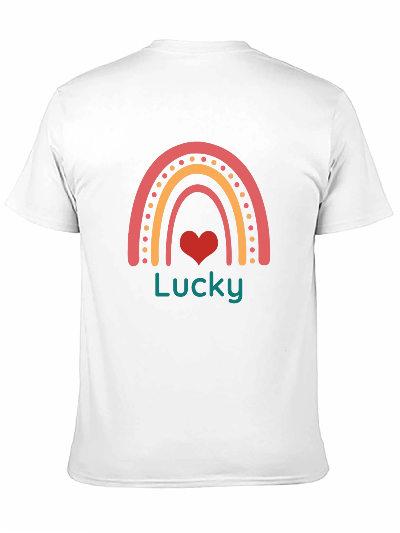 Lucky Rainbow Heart Graphic Tee