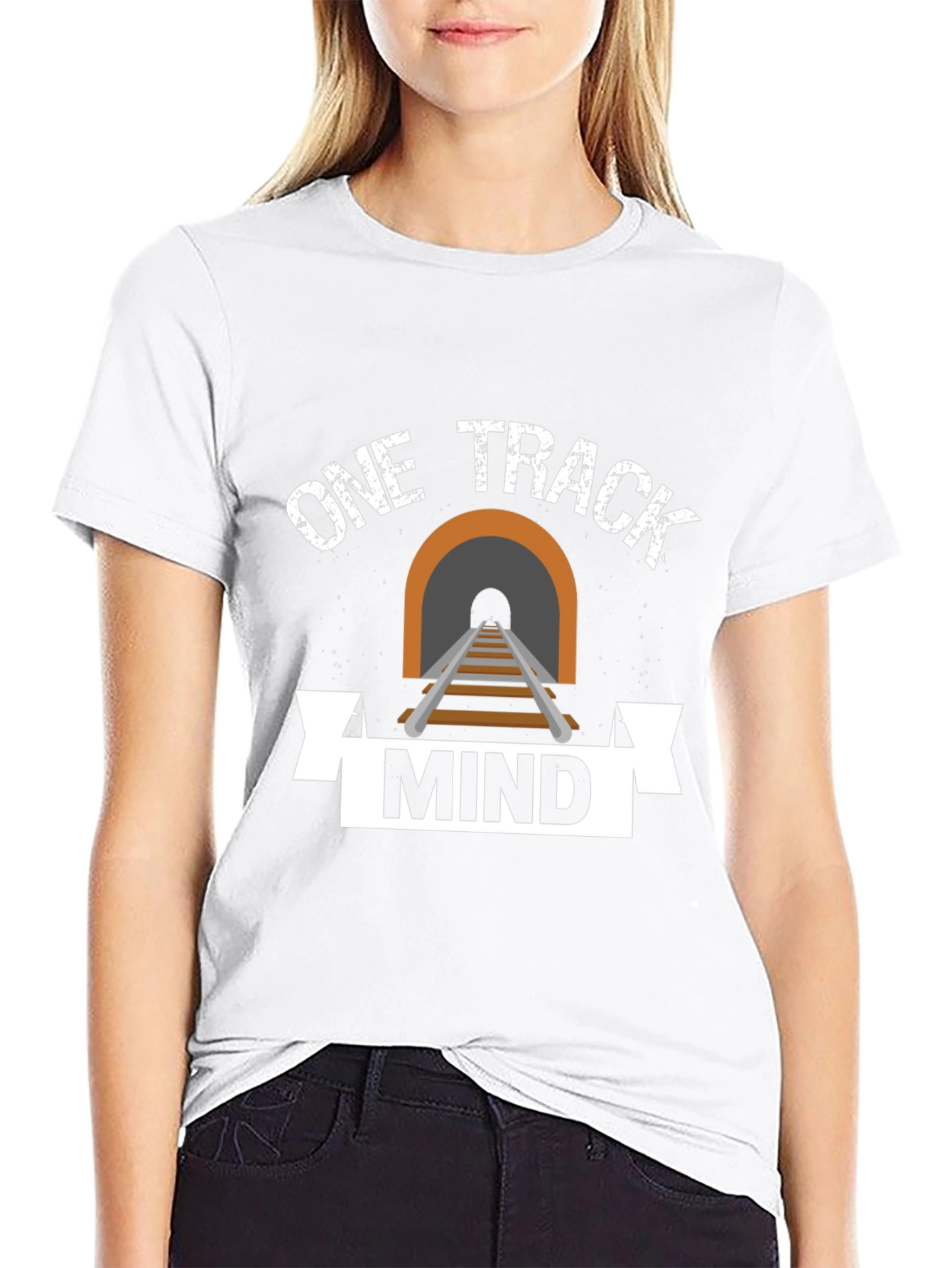 One Track Mind Graphic T-Shirt