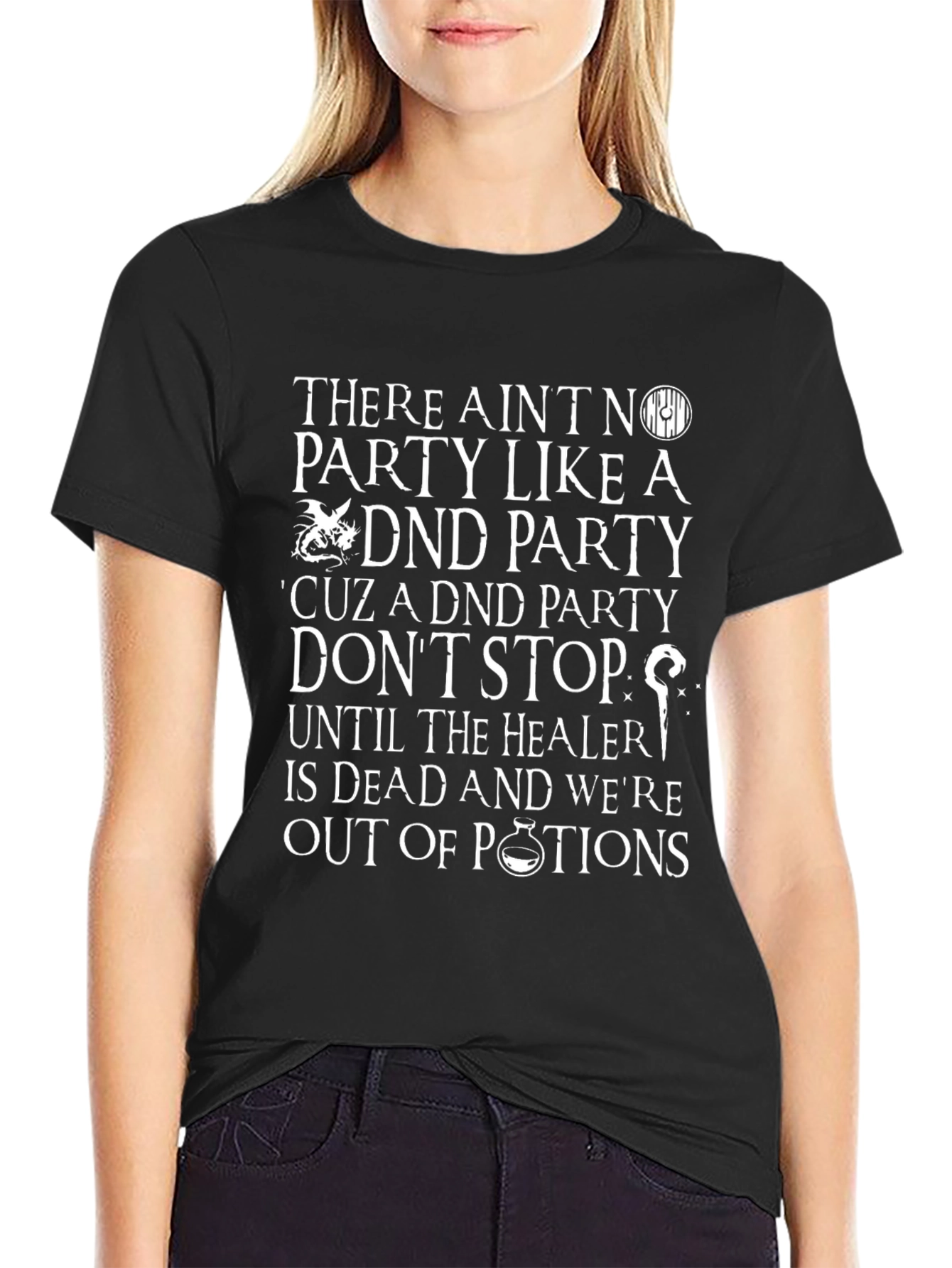 D&D Party Never Stops T-Shirt