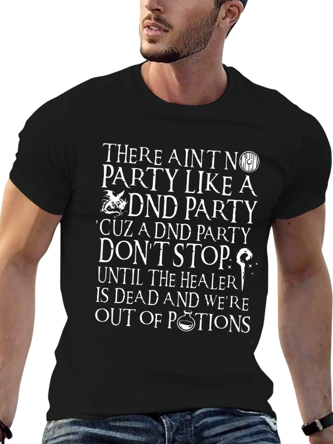 D&D Party Never Stops T-Shirt