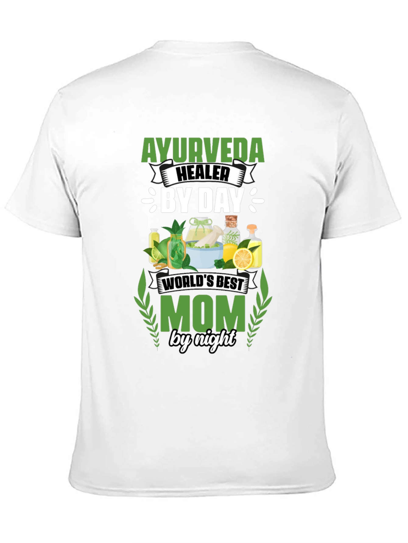 Ayurveda Healer Mom T-Shirt - By Day By Night