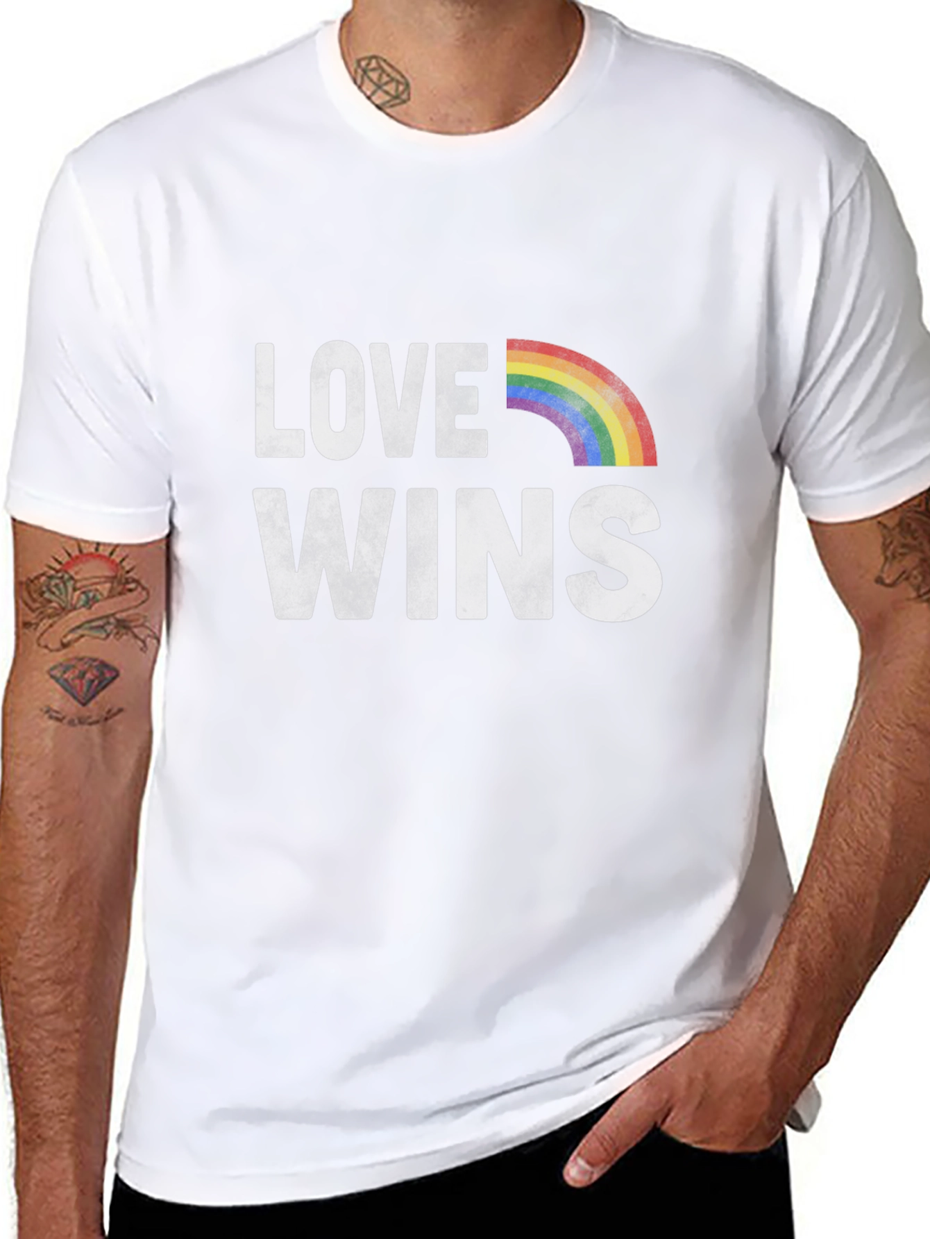 Love Wins Graphic Tee - LGBT Pride Shirt