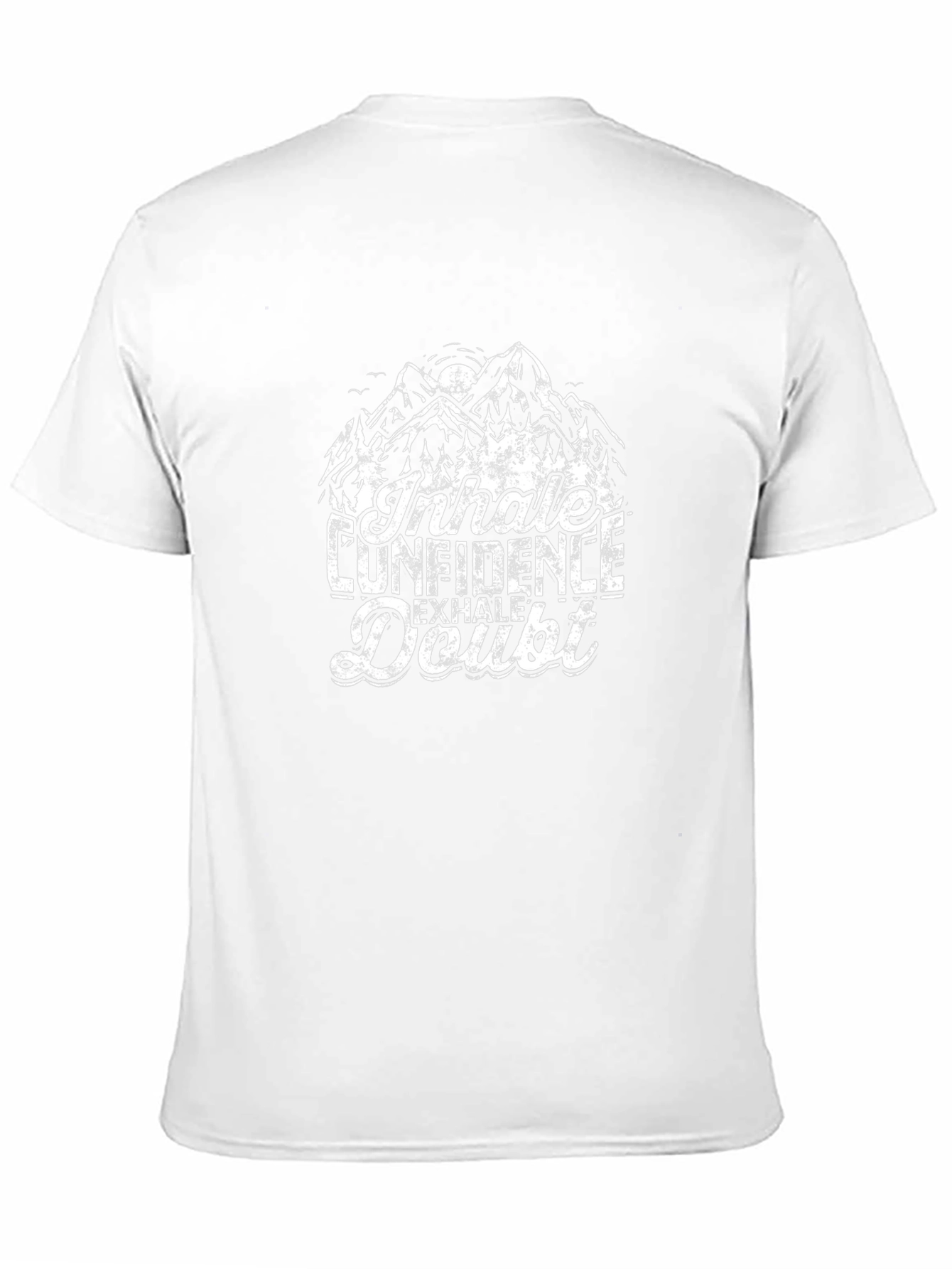 Inhale Confidence Black Graphic T-Shirt