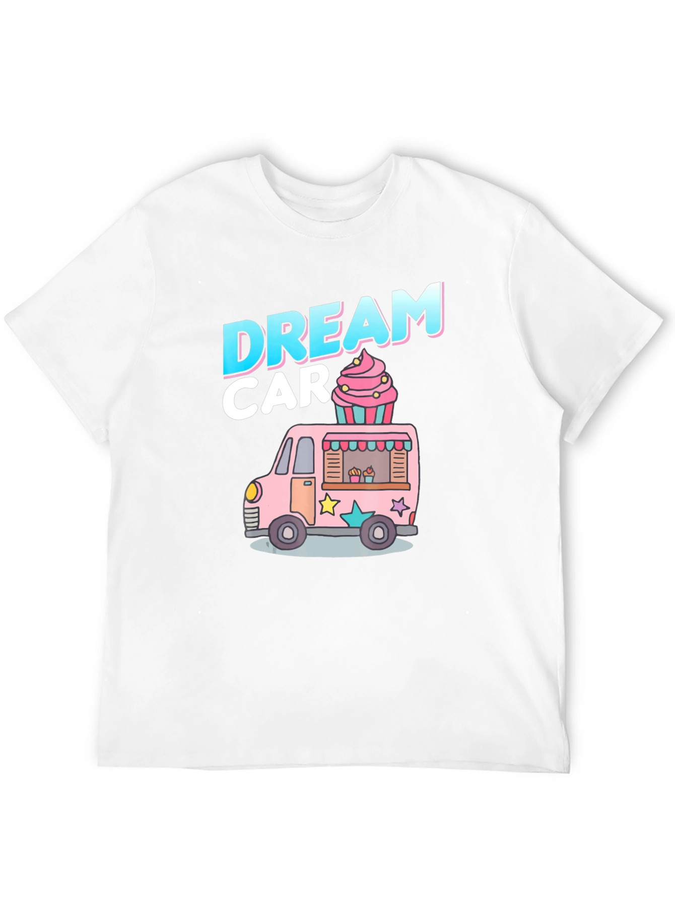 Dream Car Cupcake Truck Graphic Tee - Black