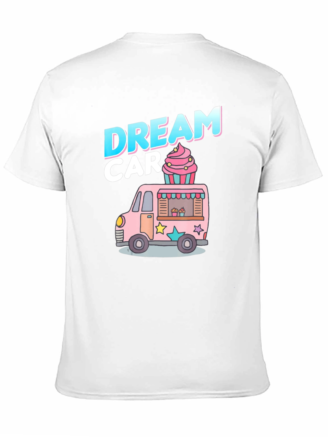 Dream Car Cupcake Truck Graphic Tee - Black