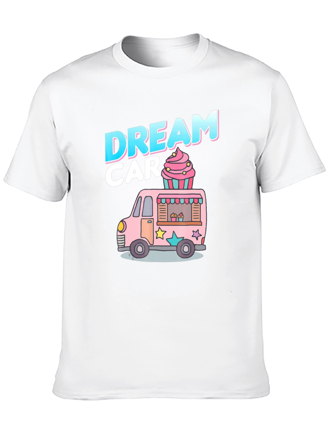 Dream Car Cupcake Truck Graphic Tee - Black