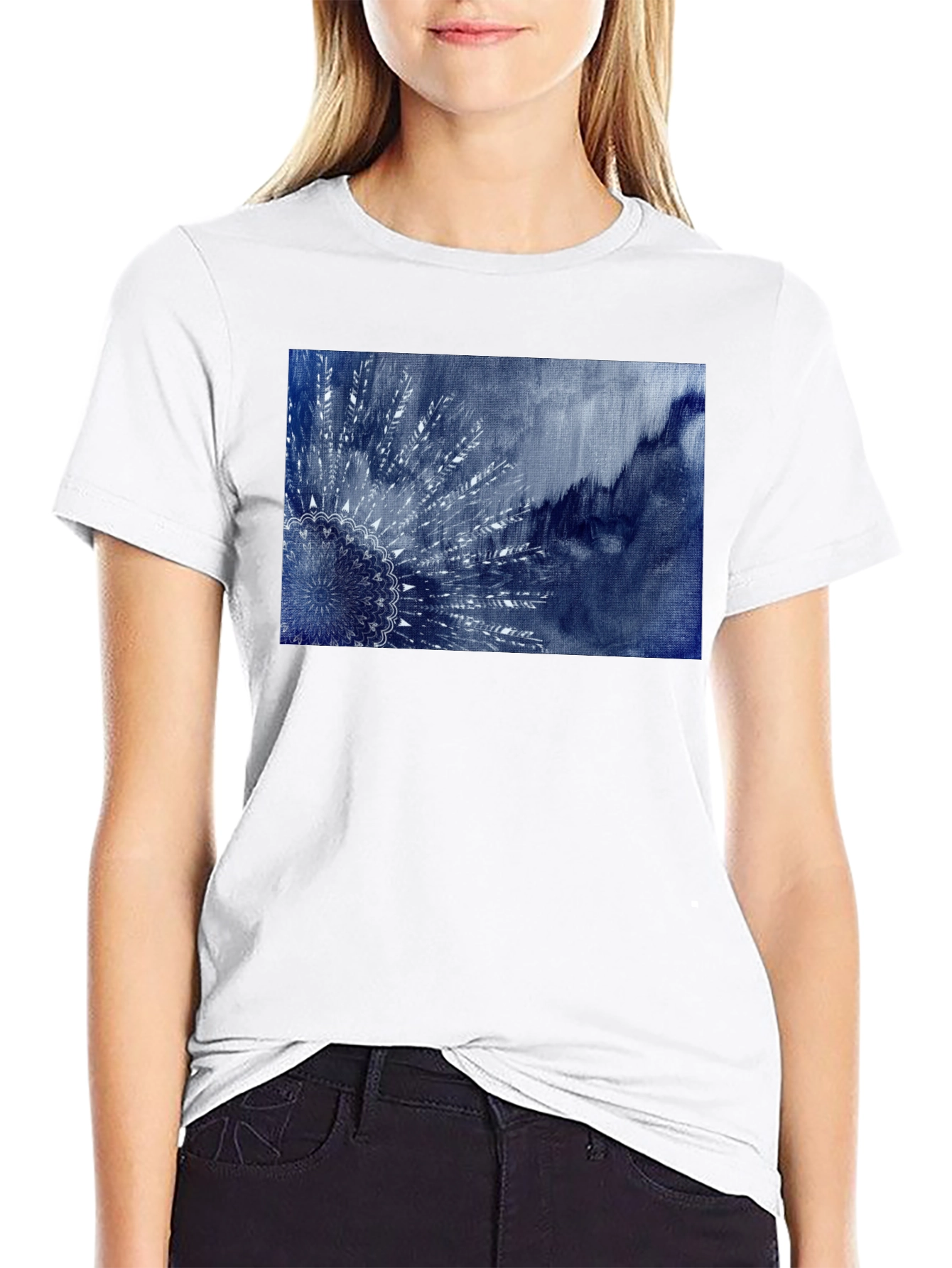 Abstract Mandala Graphic Tee