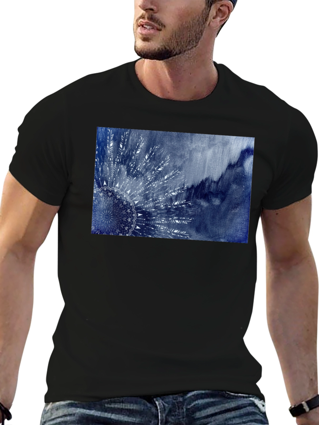 Abstract Mandala Graphic Tee