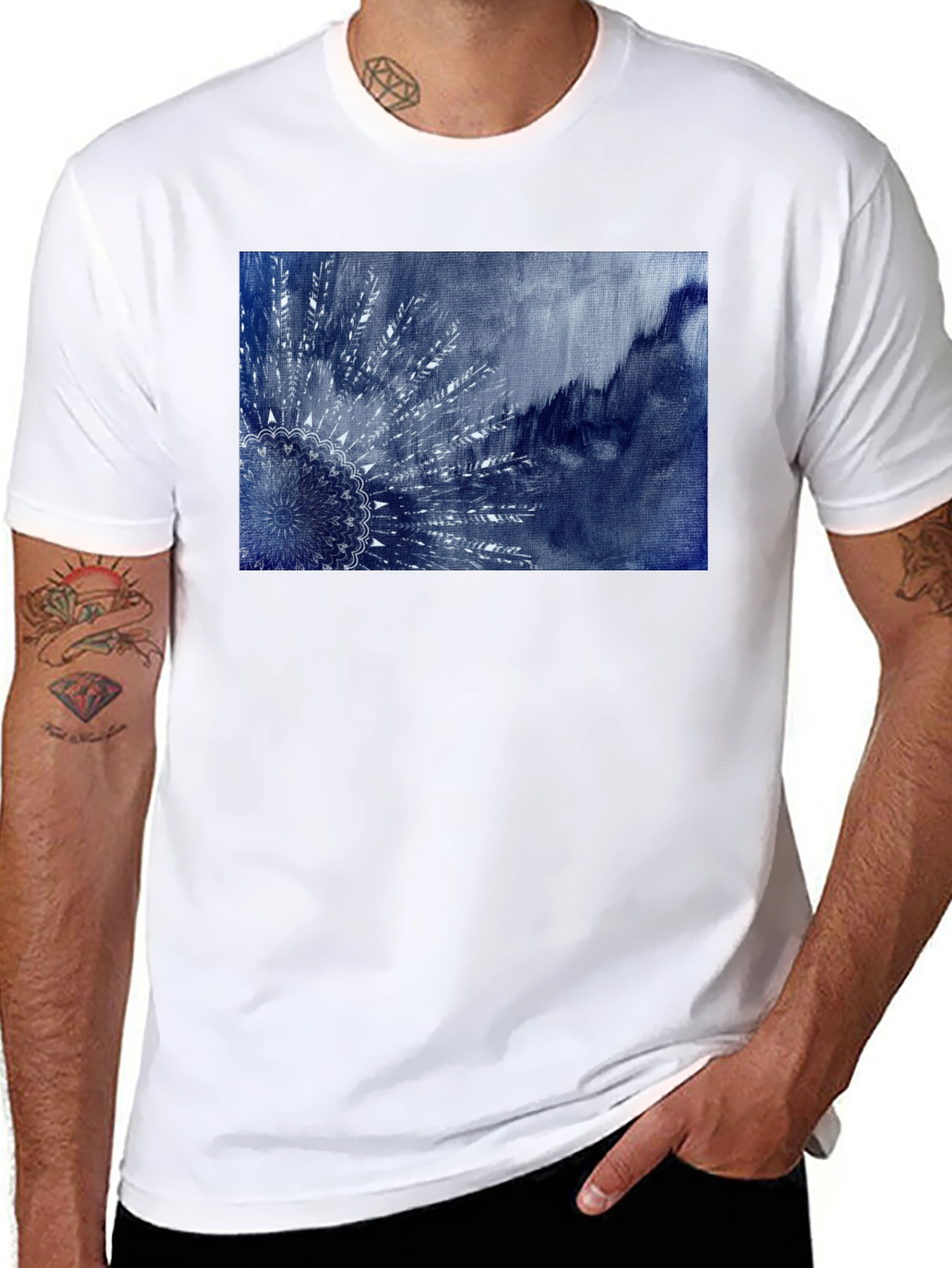 Abstract Mandala Graphic Tee