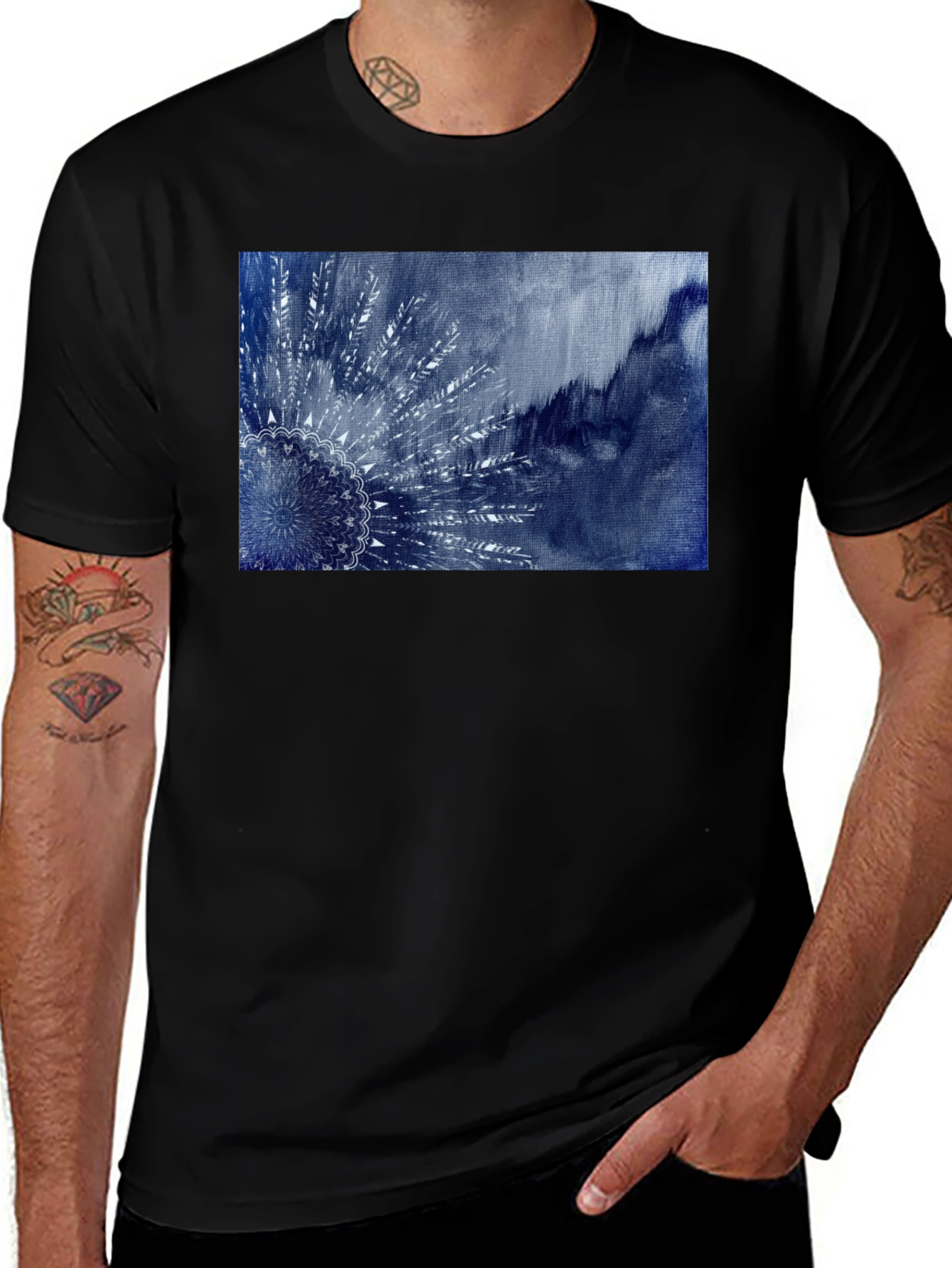 Abstract Mandala Graphic Tee