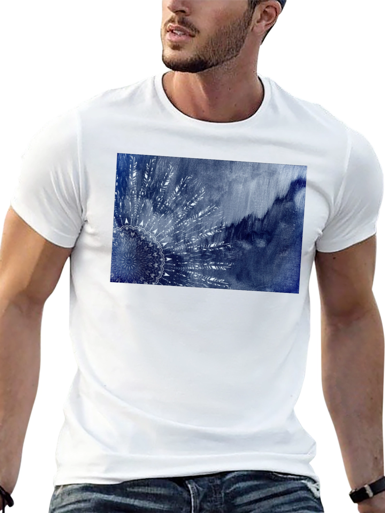 Abstract Mandala Graphic Tee