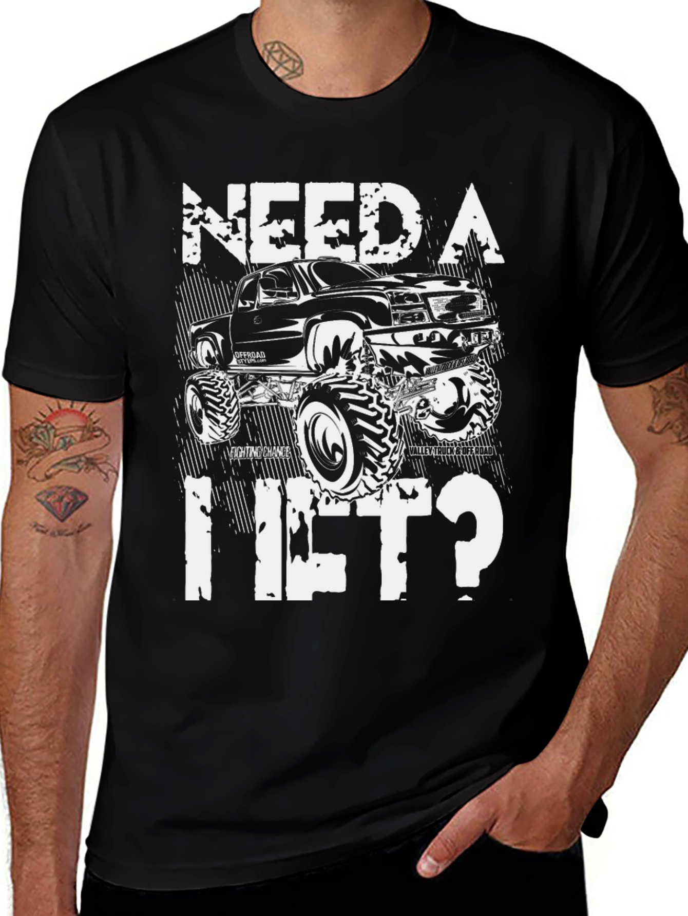 Need A Lift? Truck Graphic T-Shirt