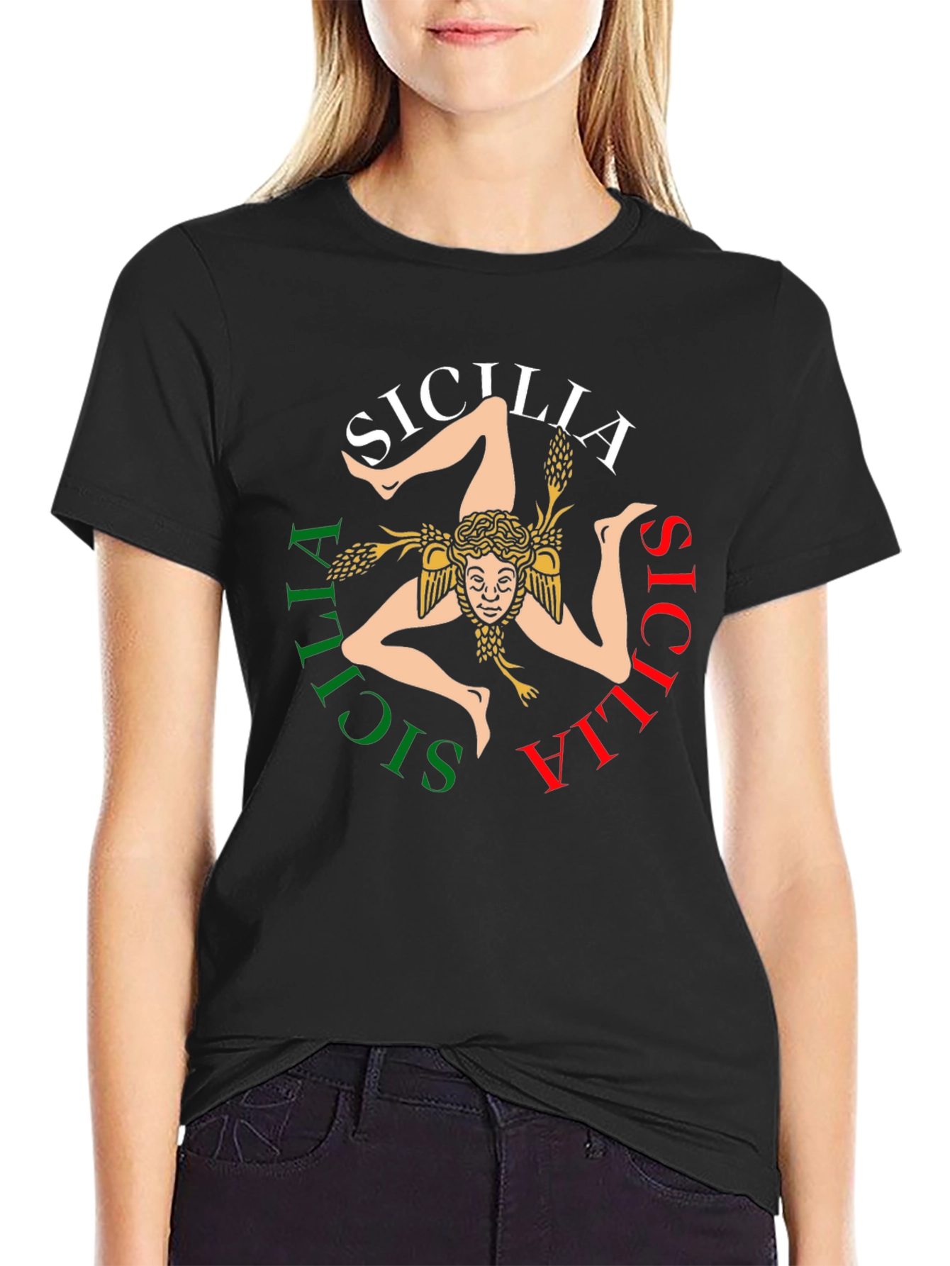 Sicilia Trinacria T-Shirt - Italian Pride!