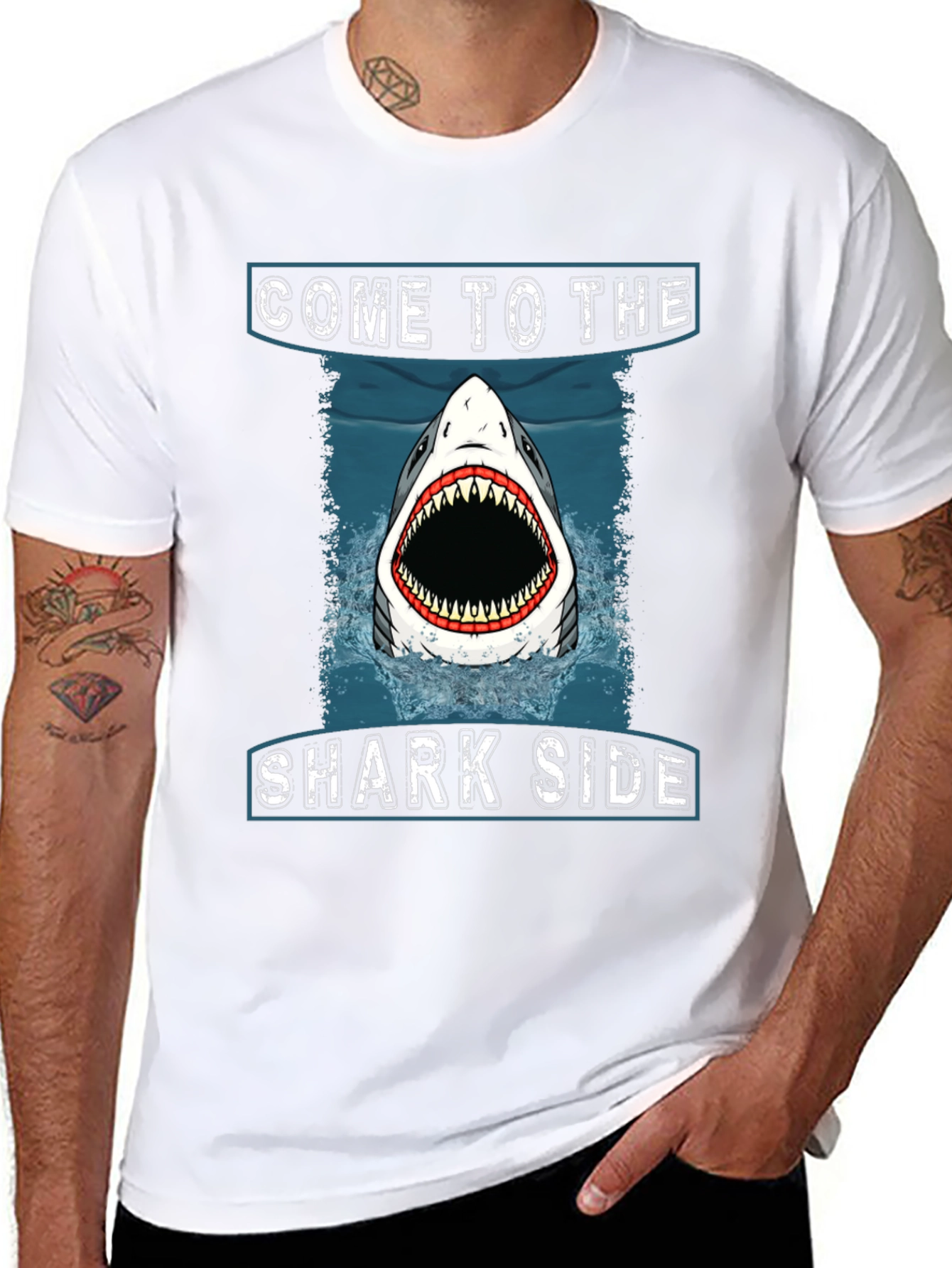 Come to the Shark Side Graphic T-Shirt
