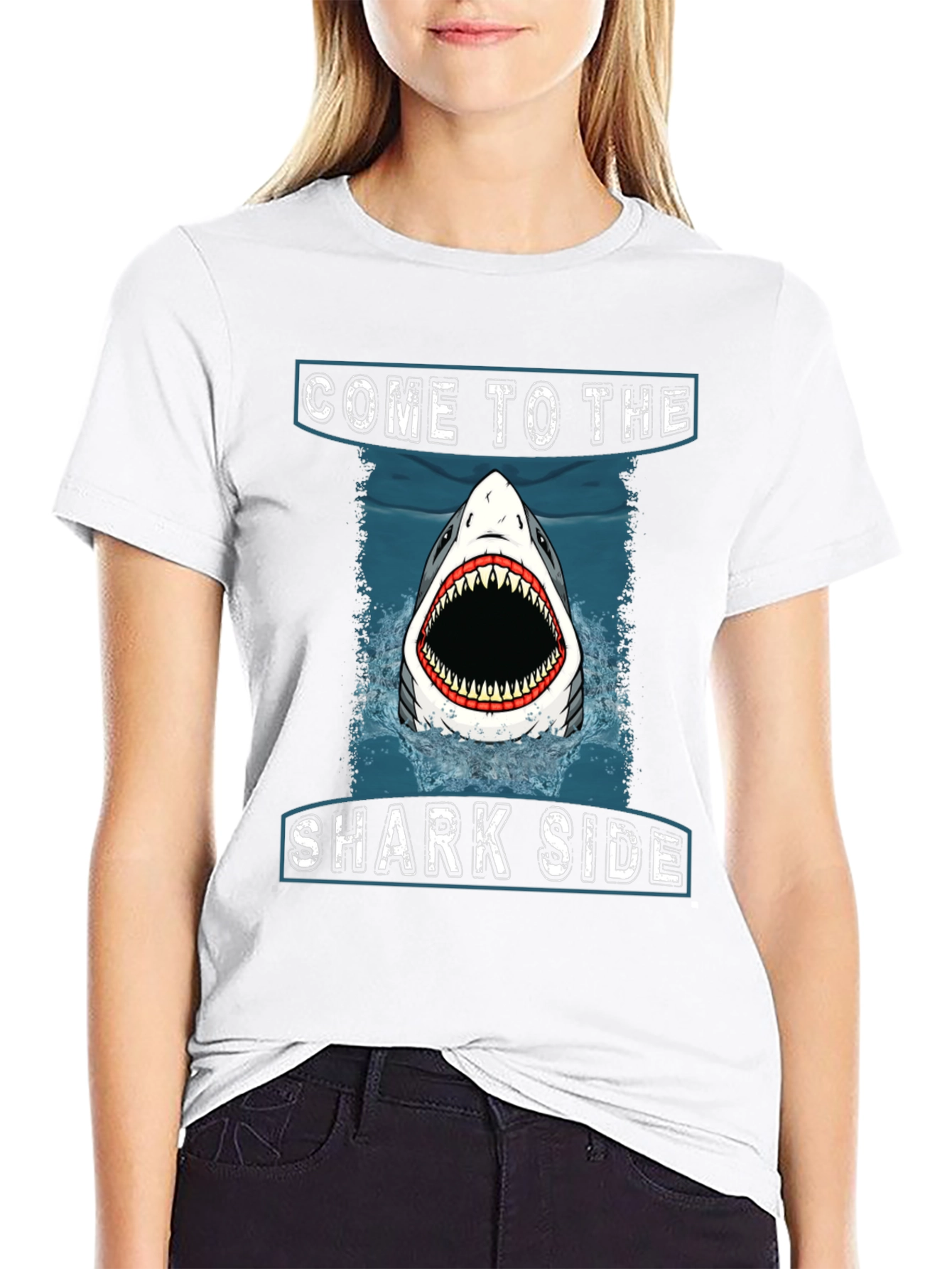 Come to the Shark Side Graphic T-Shirt