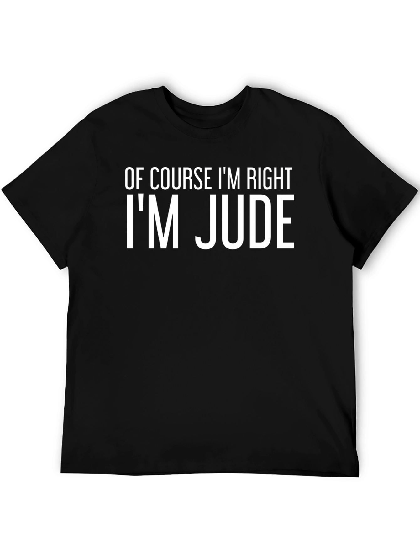 Of Course Im Right Im Jude T-Shirt