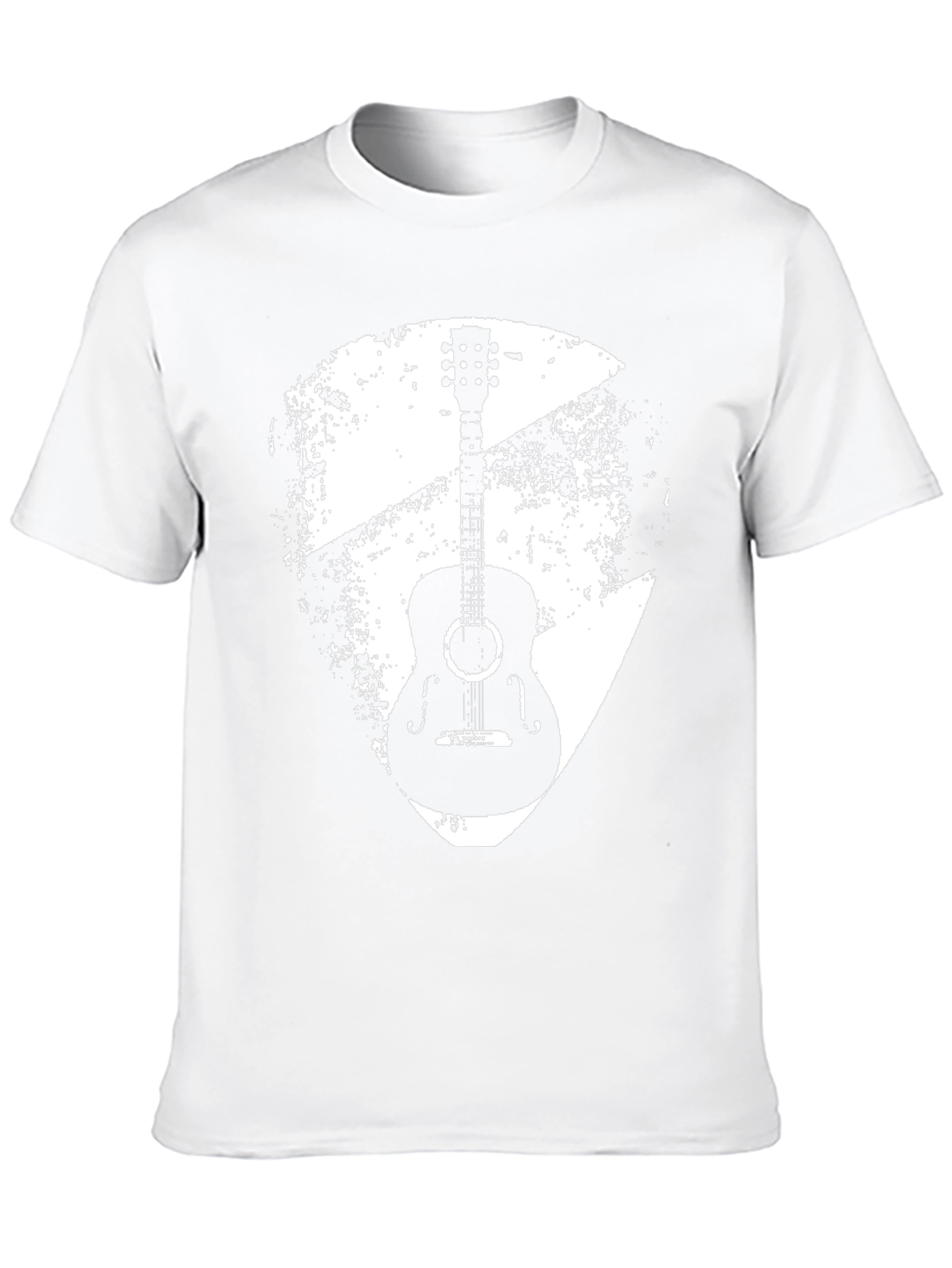 Guitar Graphic T-Shirt - Black Tee