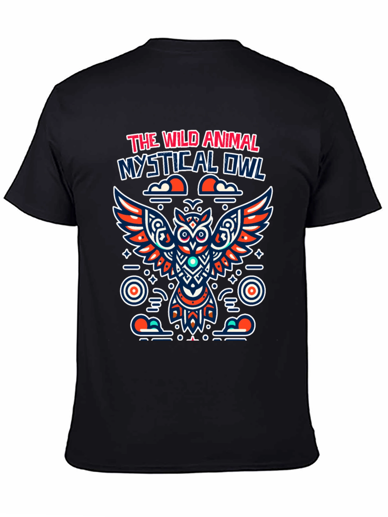Mystical Owl Graphic Tee - Wild Animal Design