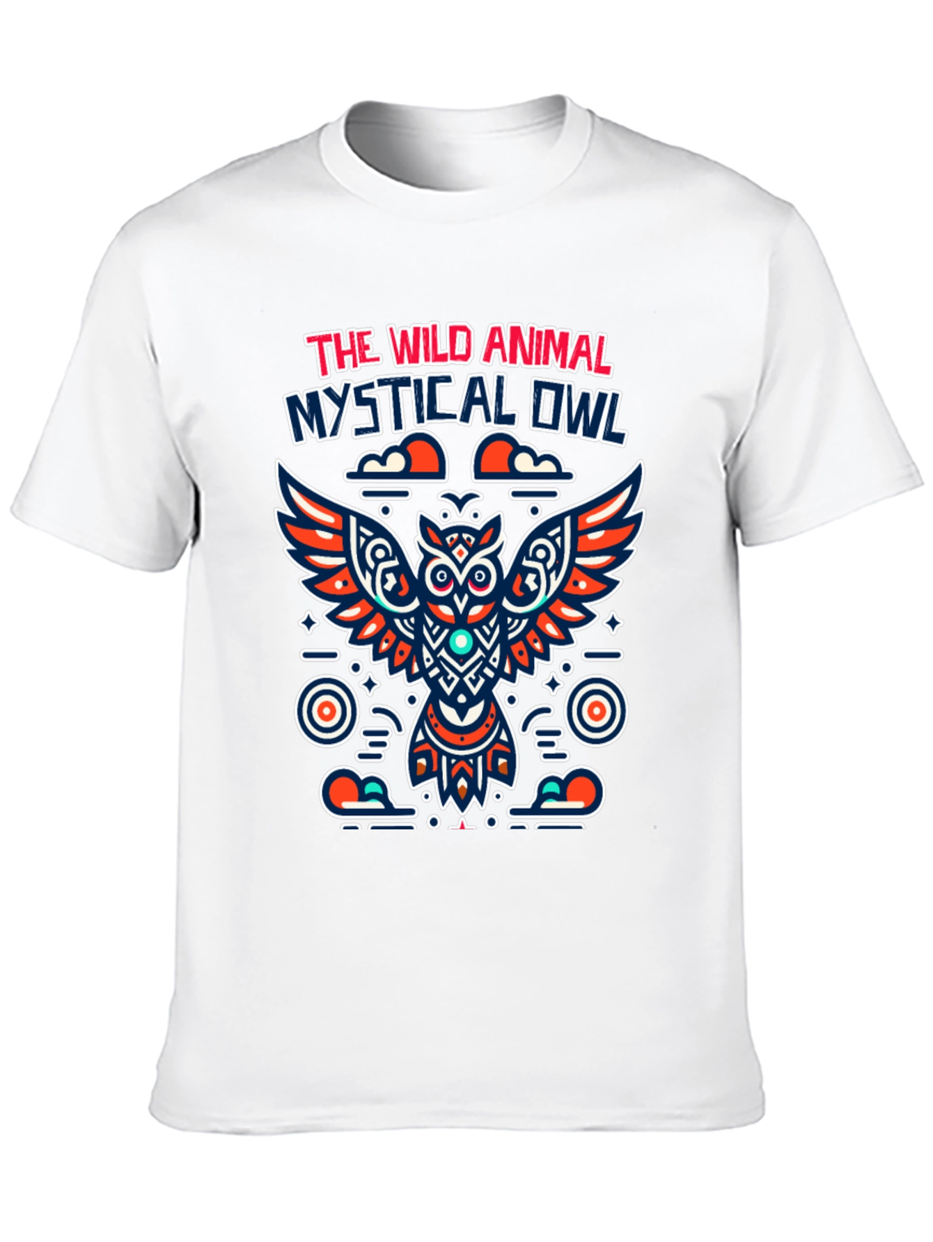 Mystical Owl Graphic Tee - Wild Animal Design
