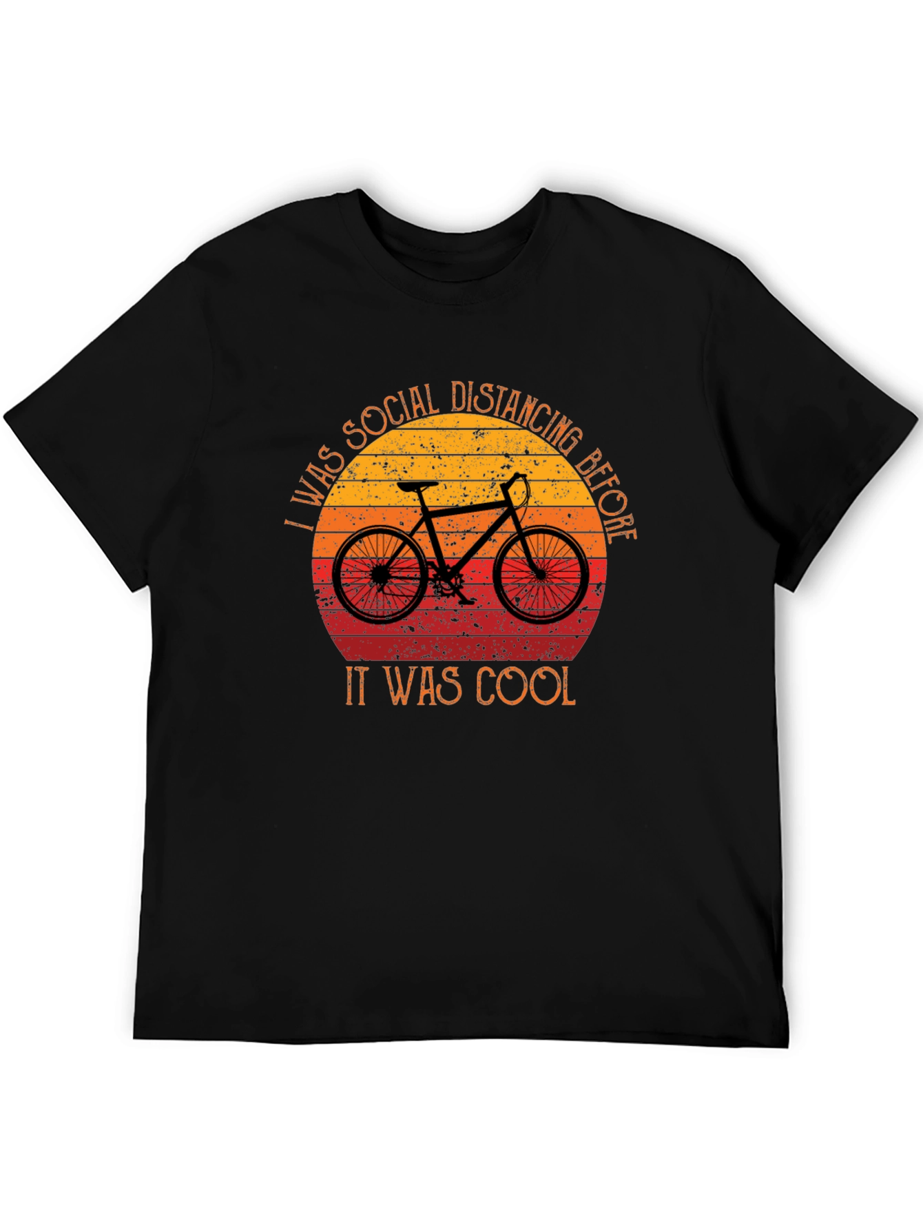 Social Distancing Bicycle Graphic Tee