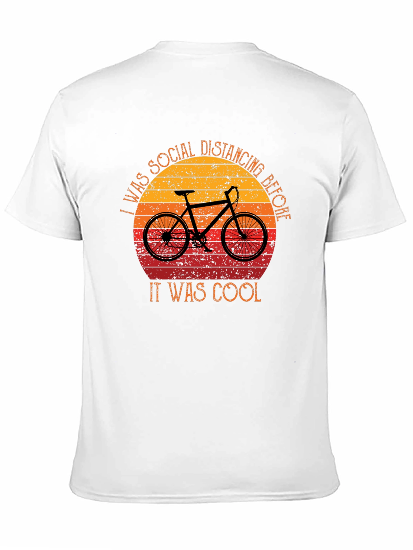 Social Distancing Bicycle Graphic Tee