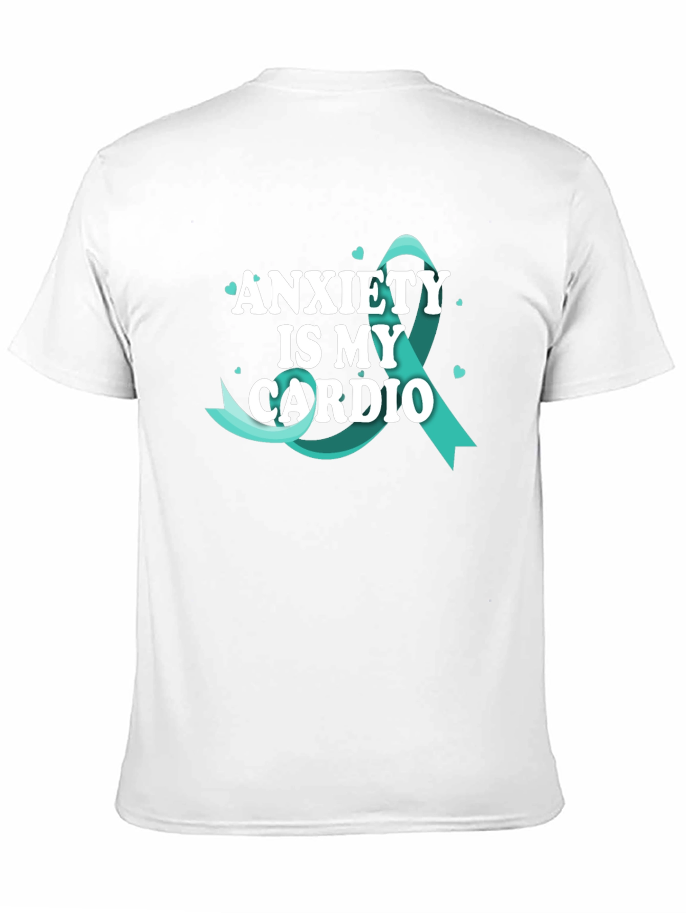 Anxiety Is My Cardio Black T-Shirt