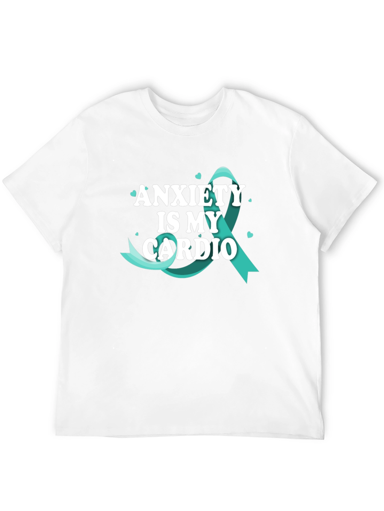 Anxiety Is My Cardio Black T-Shirt
