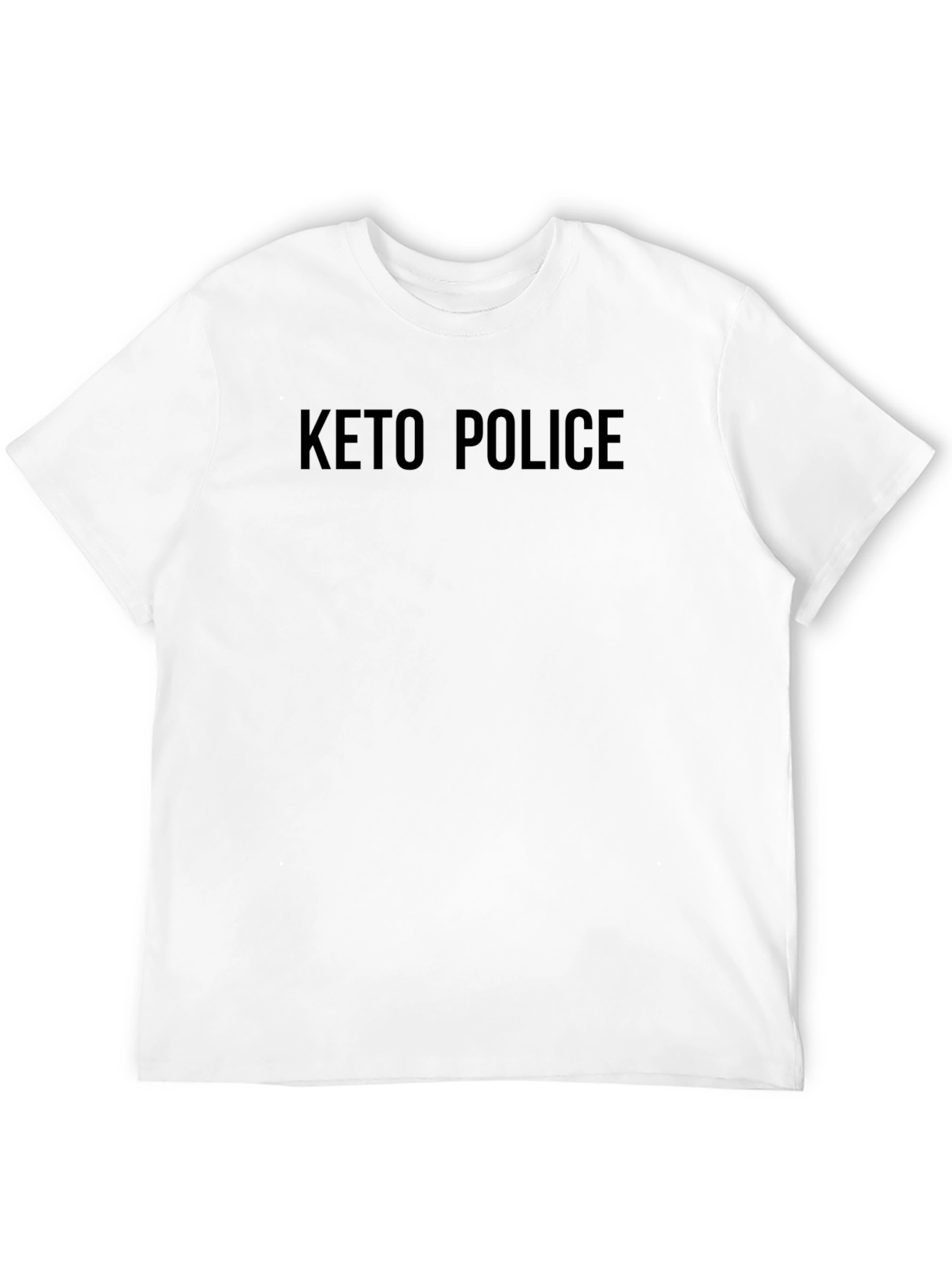 Keto Police Black Graphic Tee