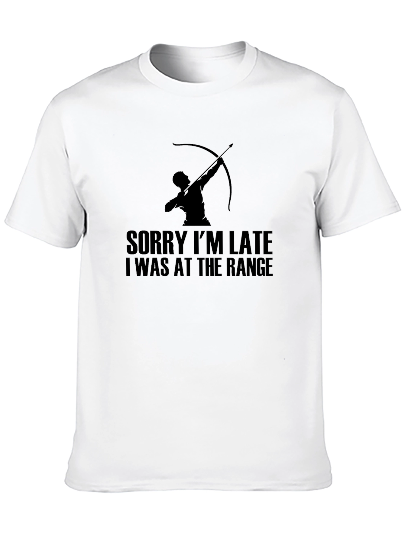 Archery Range T-Shirt - Sorry Im Late