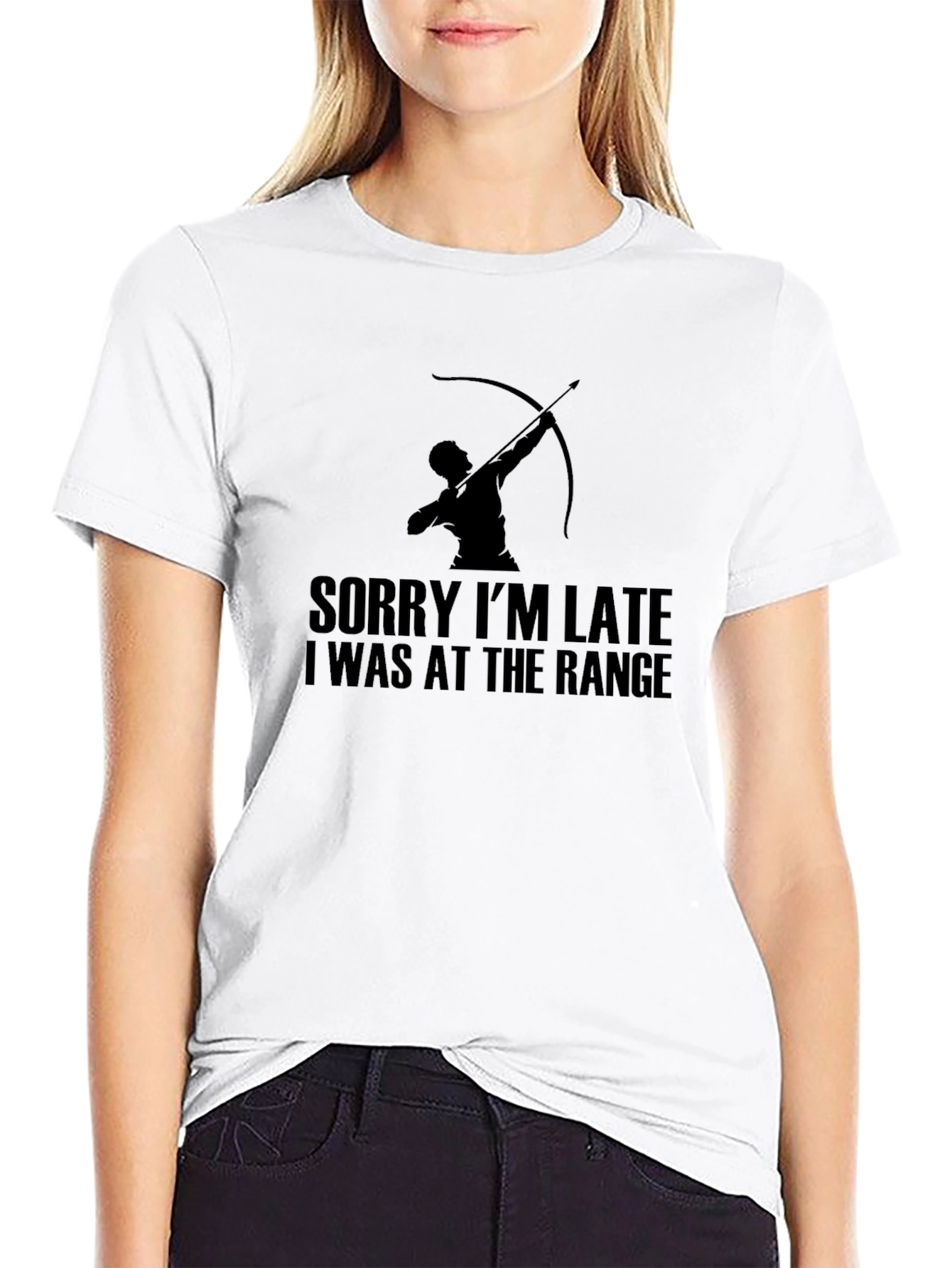 Archery Range T-Shirt - Sorry Im Late