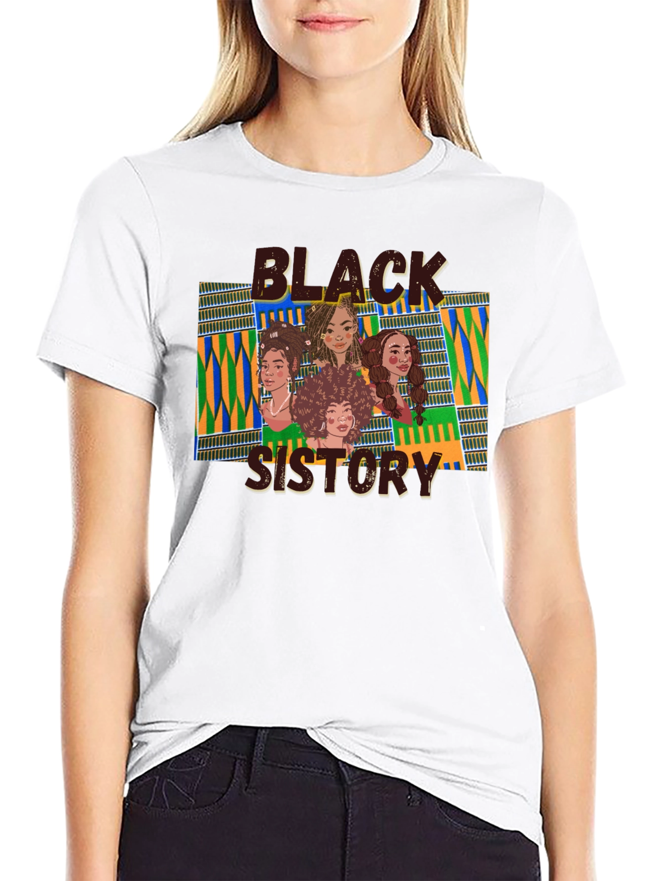 Black Sistory Graphic Tee