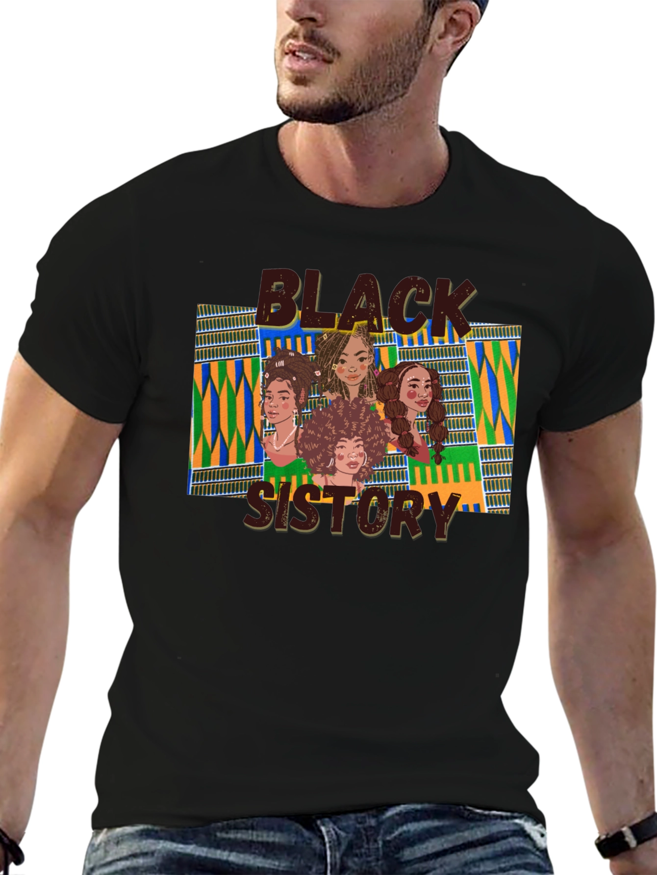 Black Sistory Graphic Tee