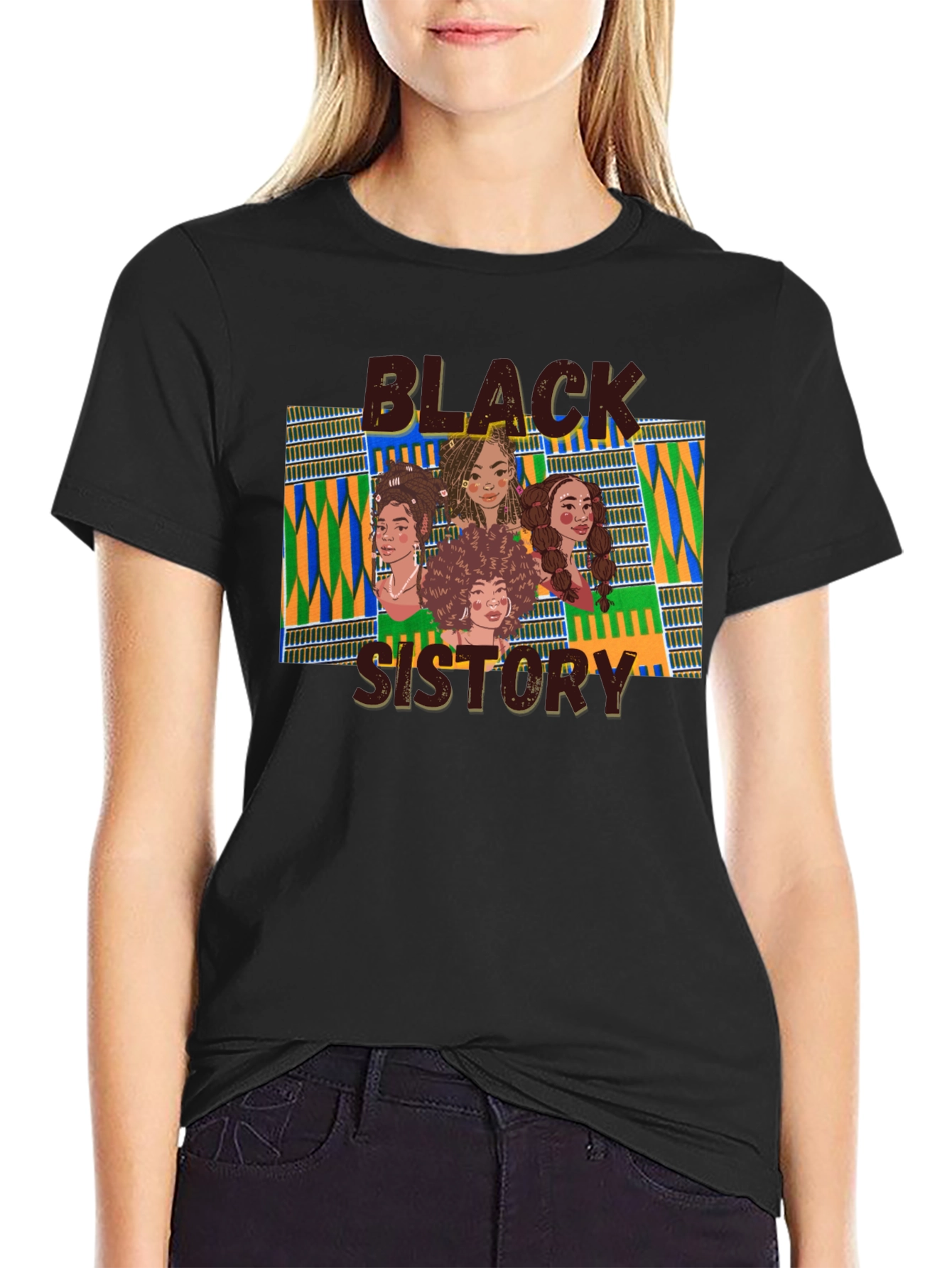 Black Sistory Graphic Tee