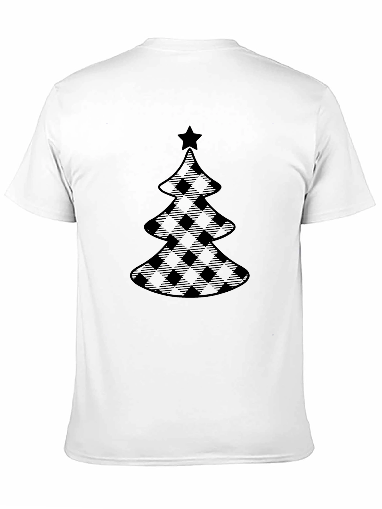 Plaid Christmas Tree Graphic Tee
