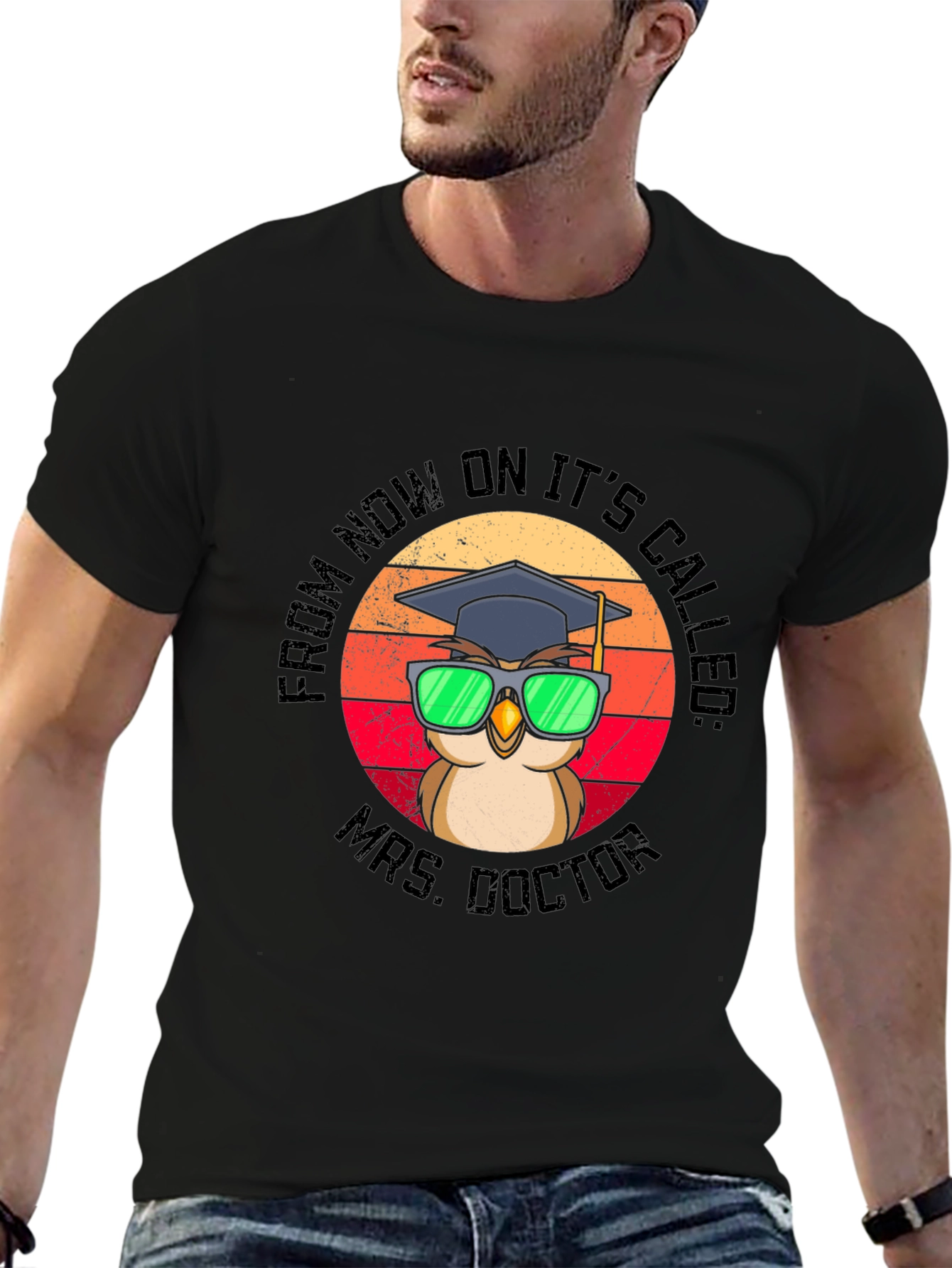 Mrs. Doctor Graduation Owl T-Shirt