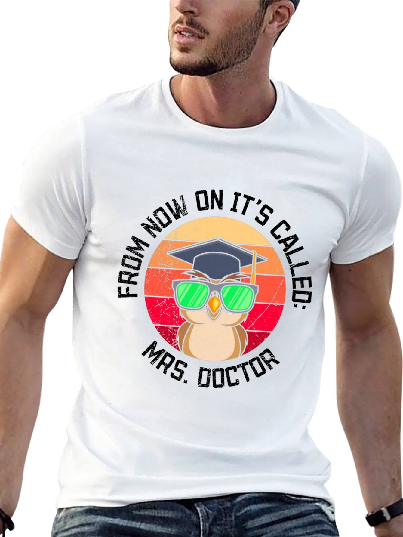 Mrs. Doctor Graduation Owl T-Shirt