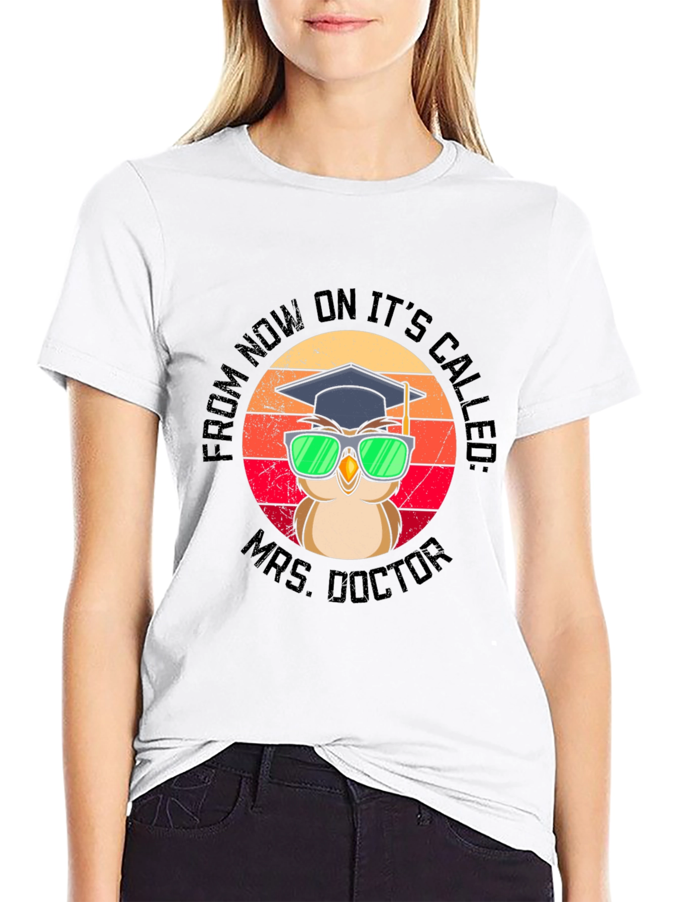Mrs. Doctor Graduation Owl T-Shirt