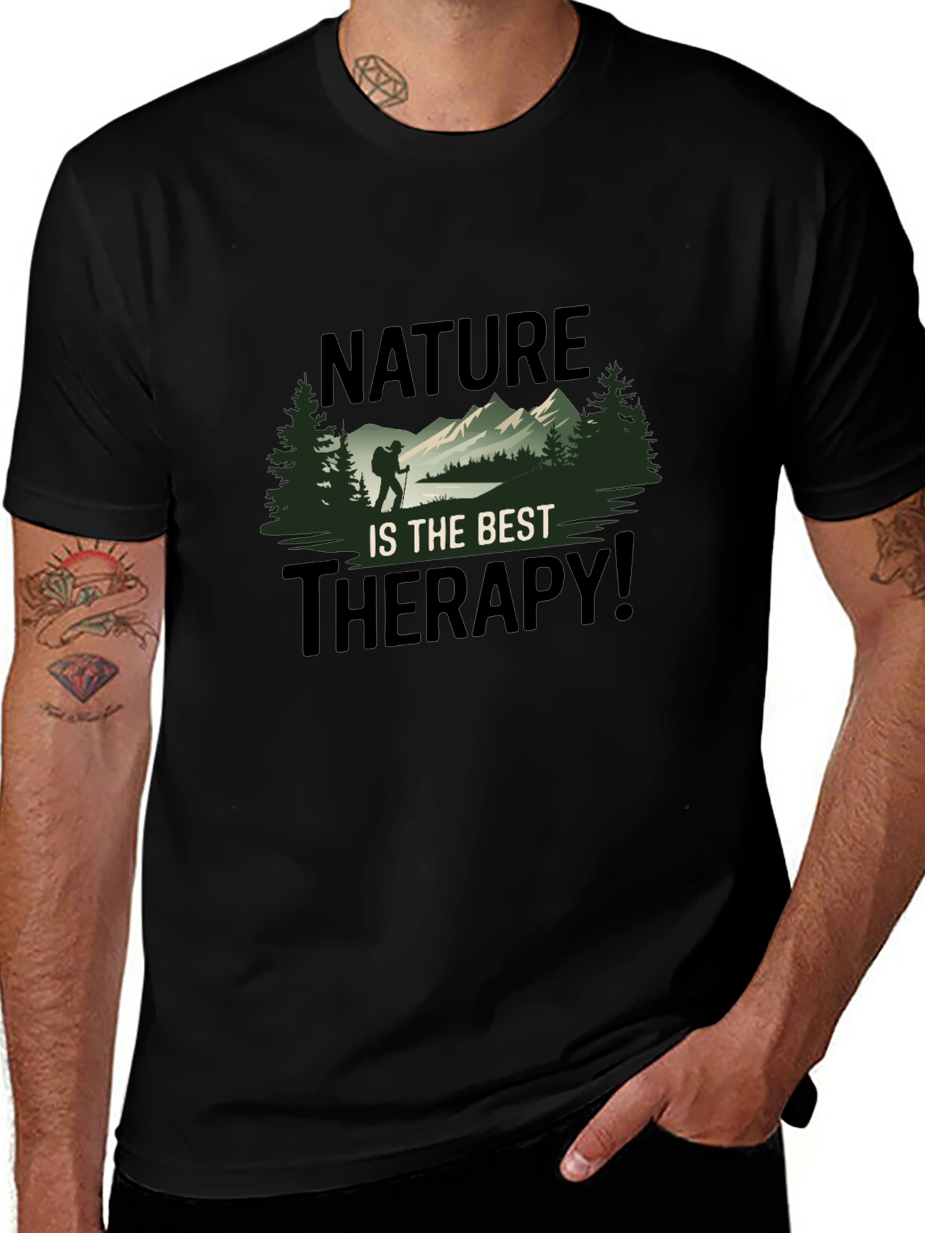 Nature Therapy Graphic T-Shirt - Adventure Ready!