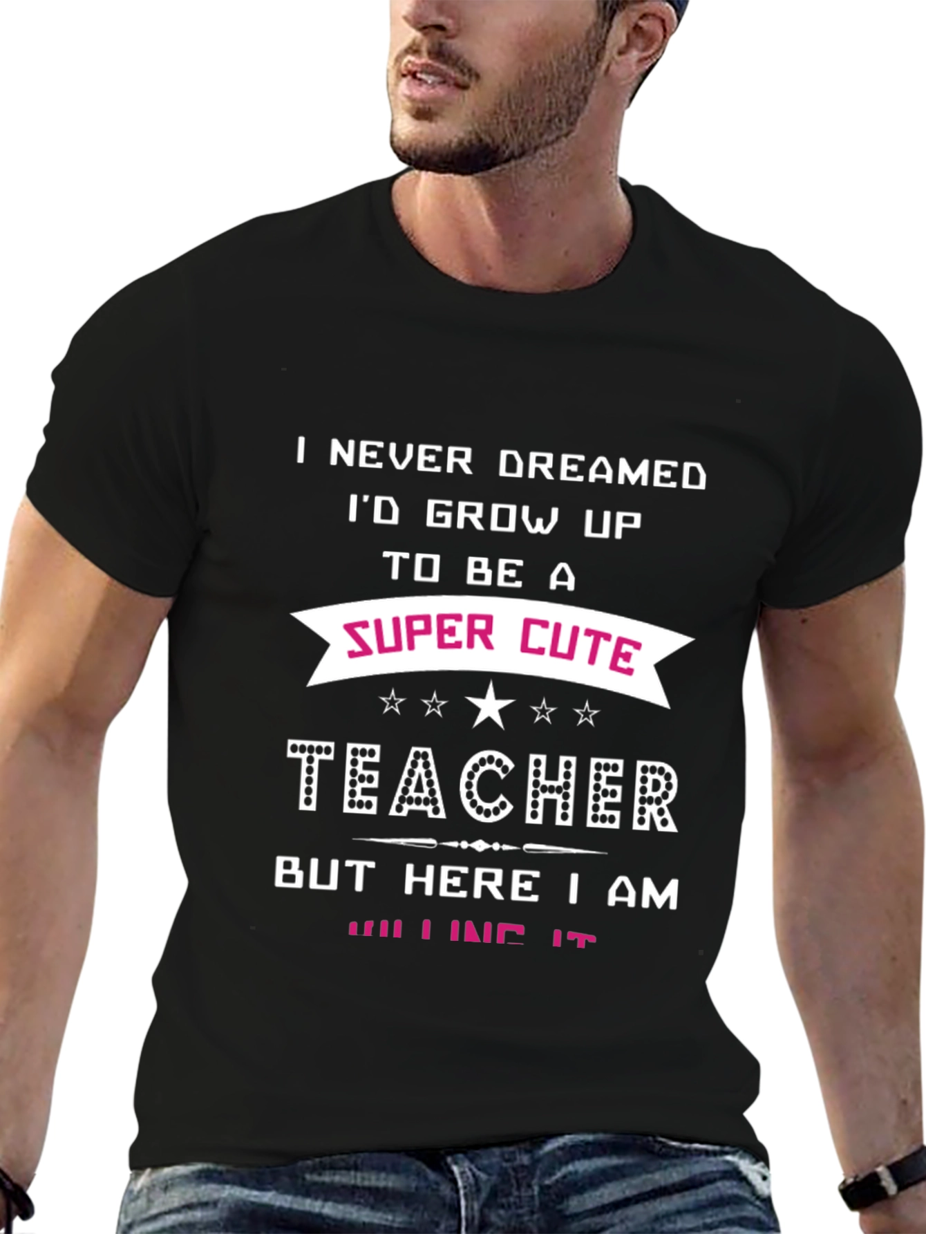 Super Cute Teacher Graphic T-Shirt