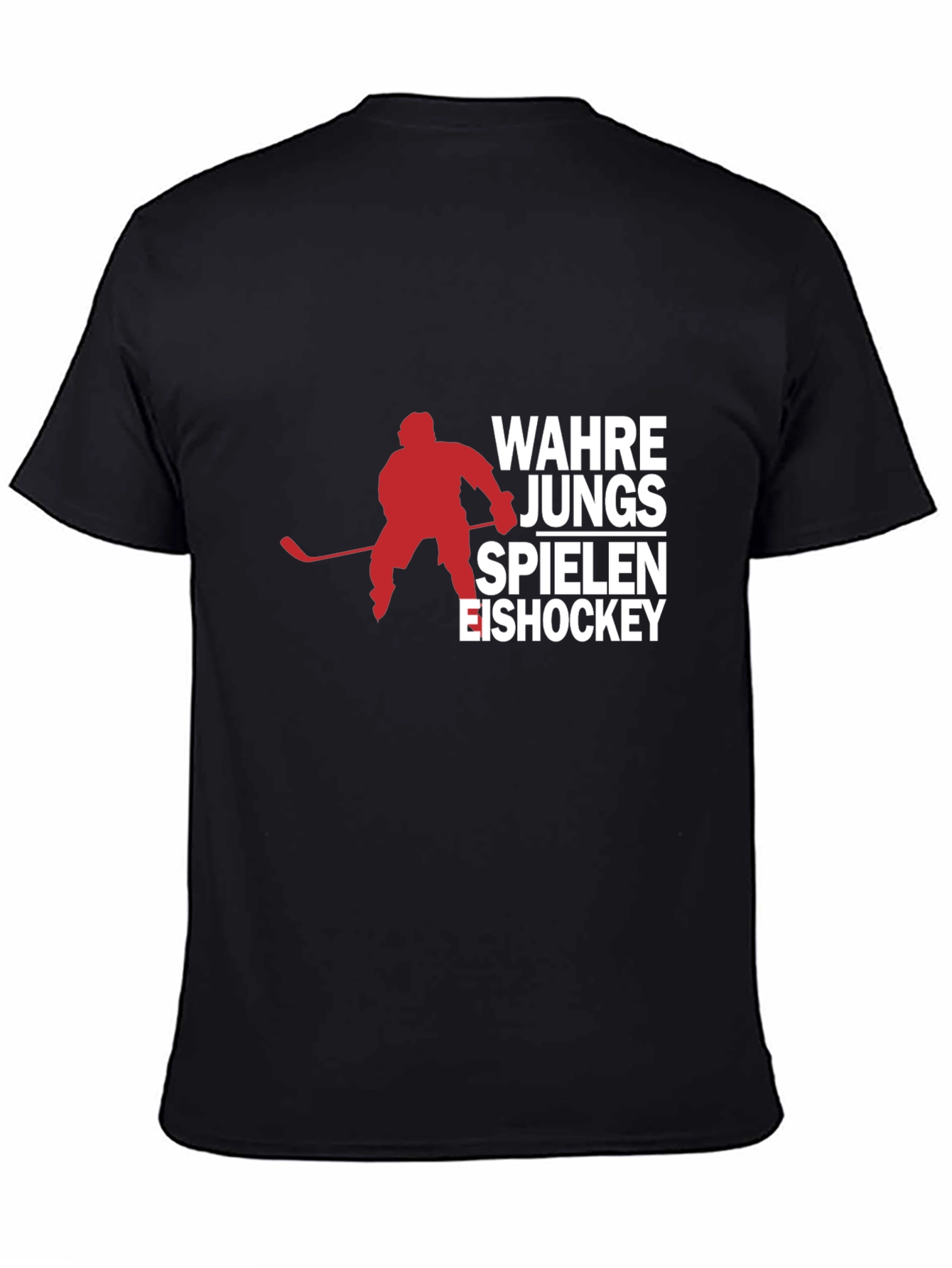 Ice Hockey T-Shirt - Wahre Jungs Spielen Eishockey