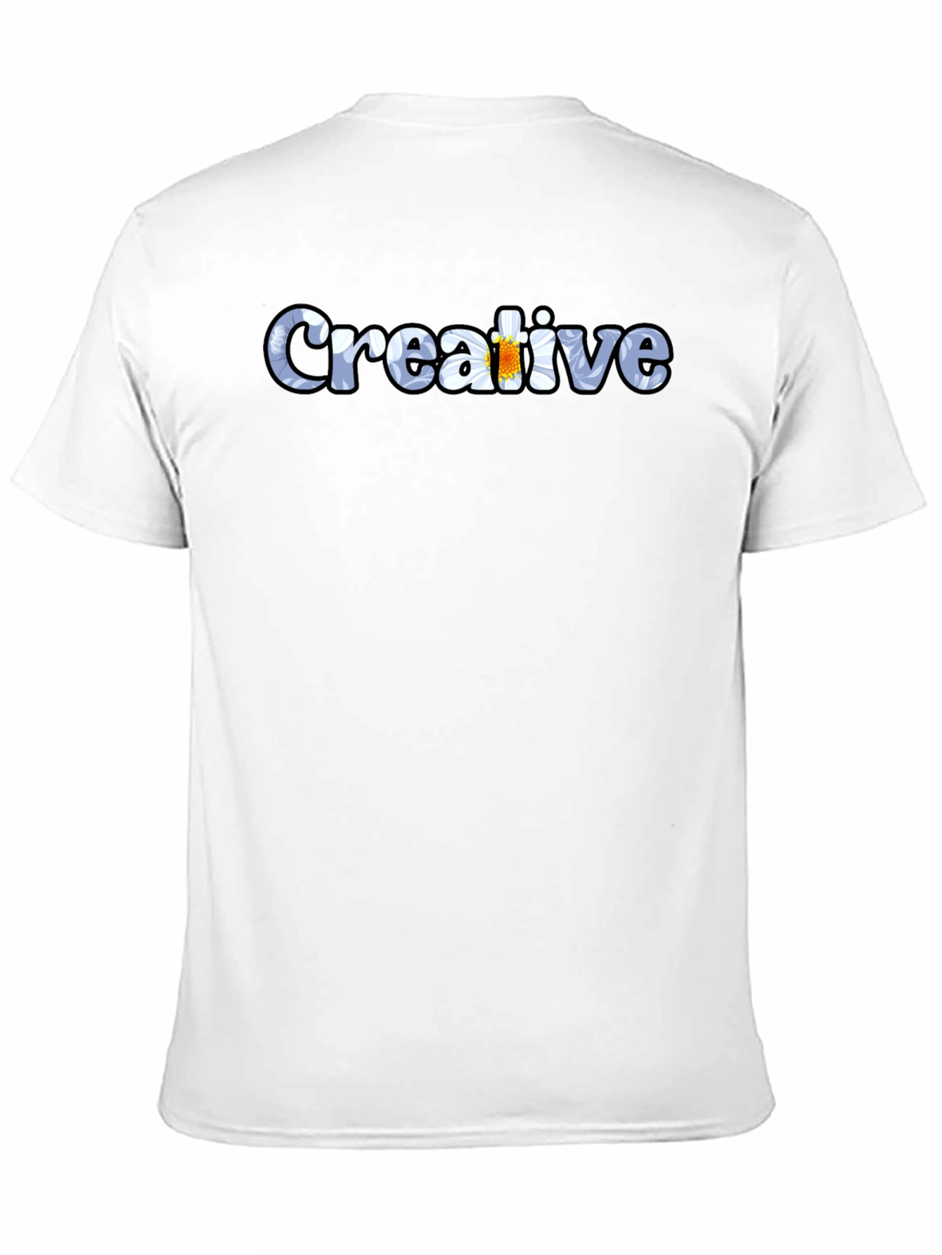 Creative Graphic Black T-Shirt