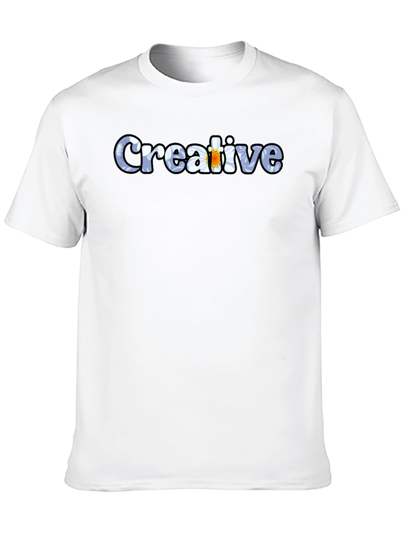 Creative Graphic Black T-Shirt