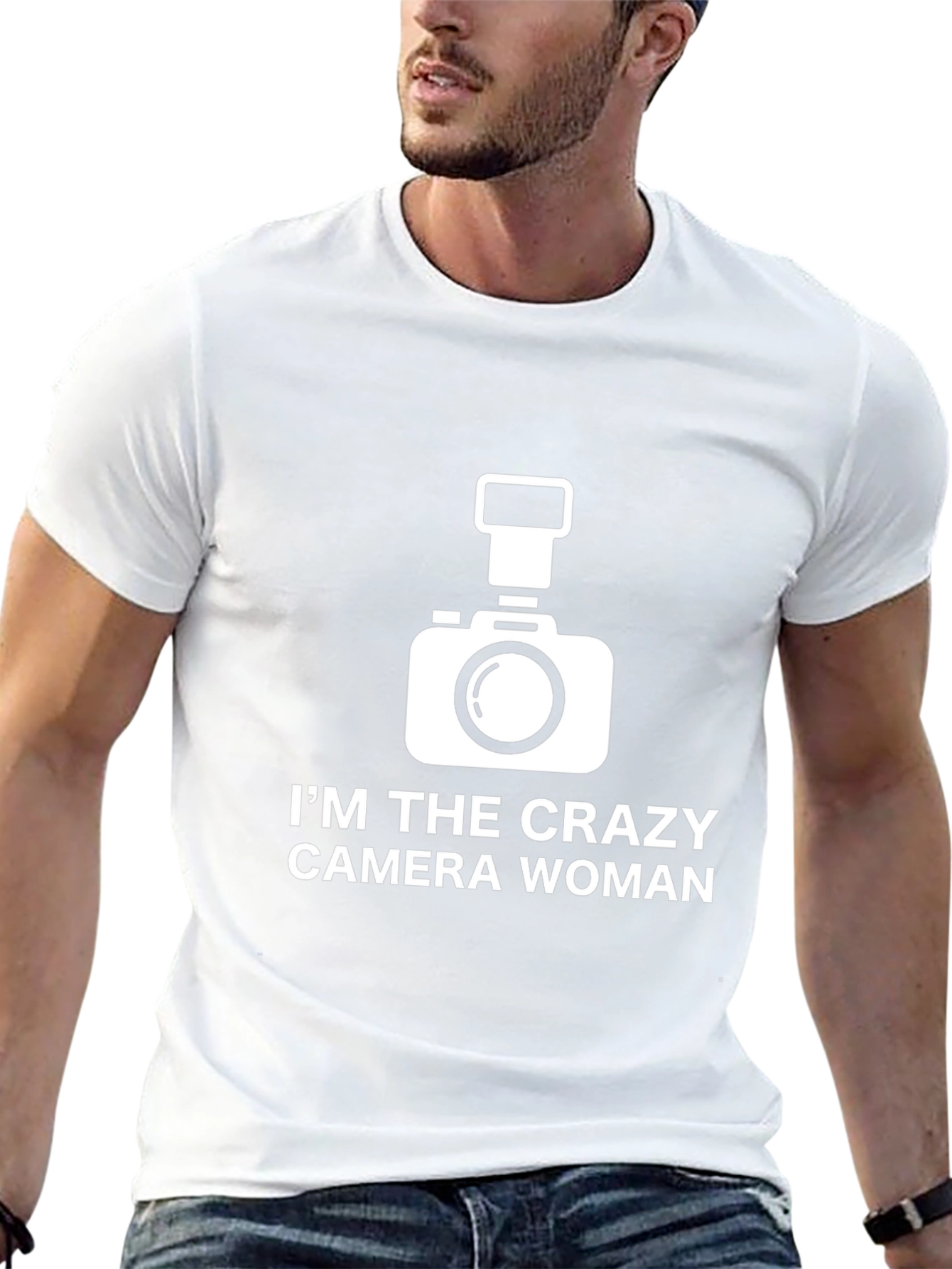 Crazy Camera Woman T-Shirt