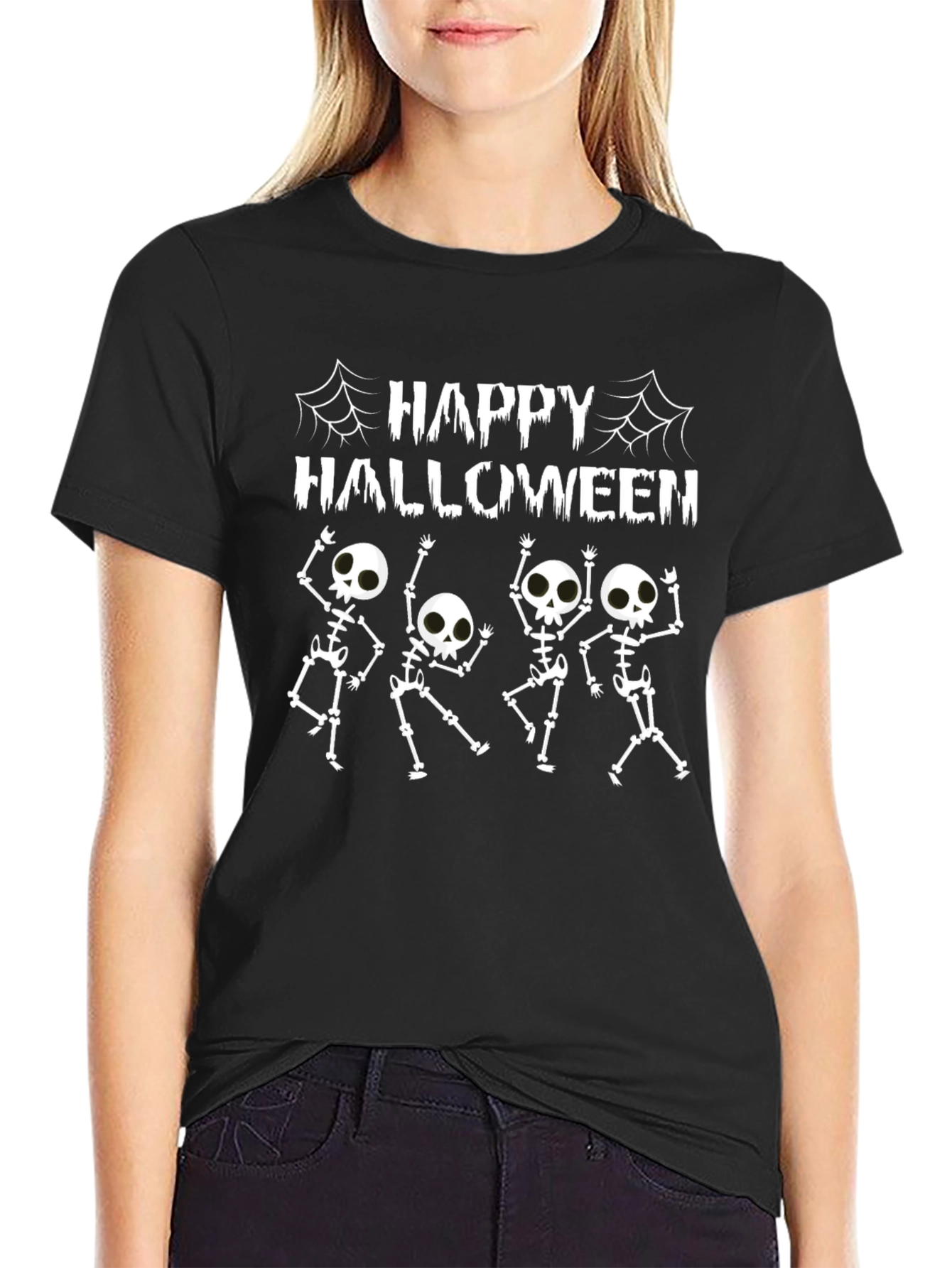 Happy Halloween Skeleton Dance T-Shirt