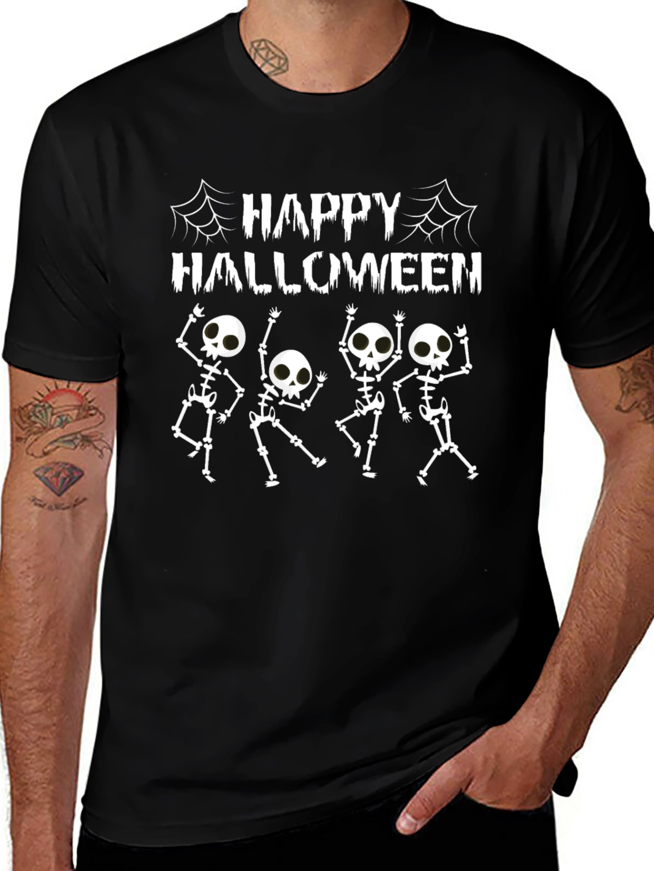 Happy Halloween Skeleton Dance T-Shirt